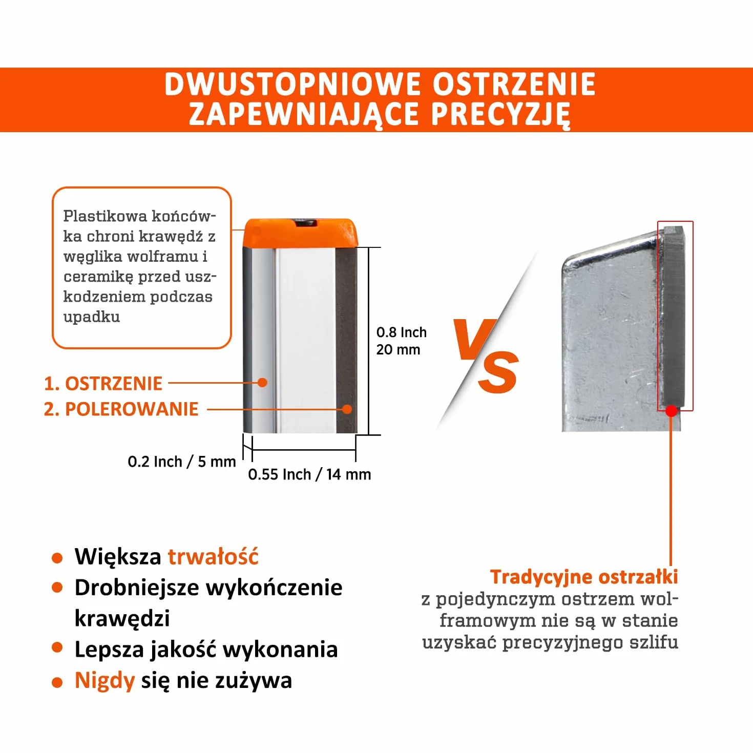 SHARPAL 129N ostrzałka do narzędzi ogrodowych, ostrzałka do noży, nożyczek, siekier, maczet, ostrzy kosiarki (szybka regulacja krawędzi tnącej/usuwanie zadziorów)