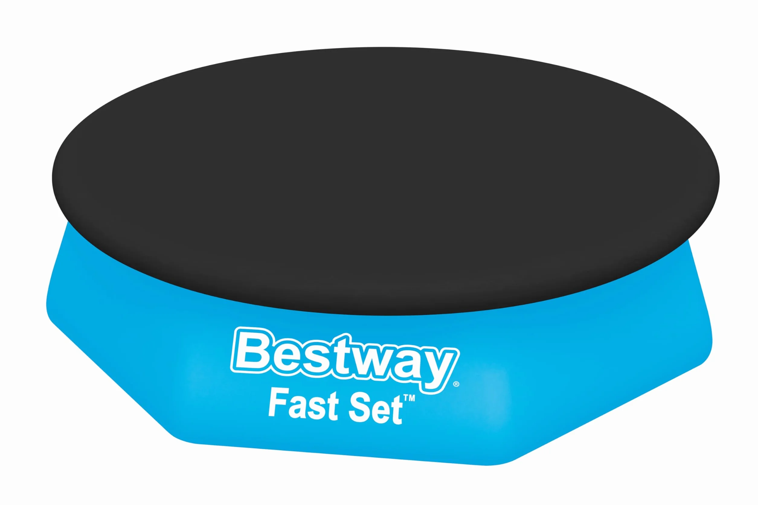 Bestway Pokrowiec na Basen Okrągły 2,44 m 8 Czarny