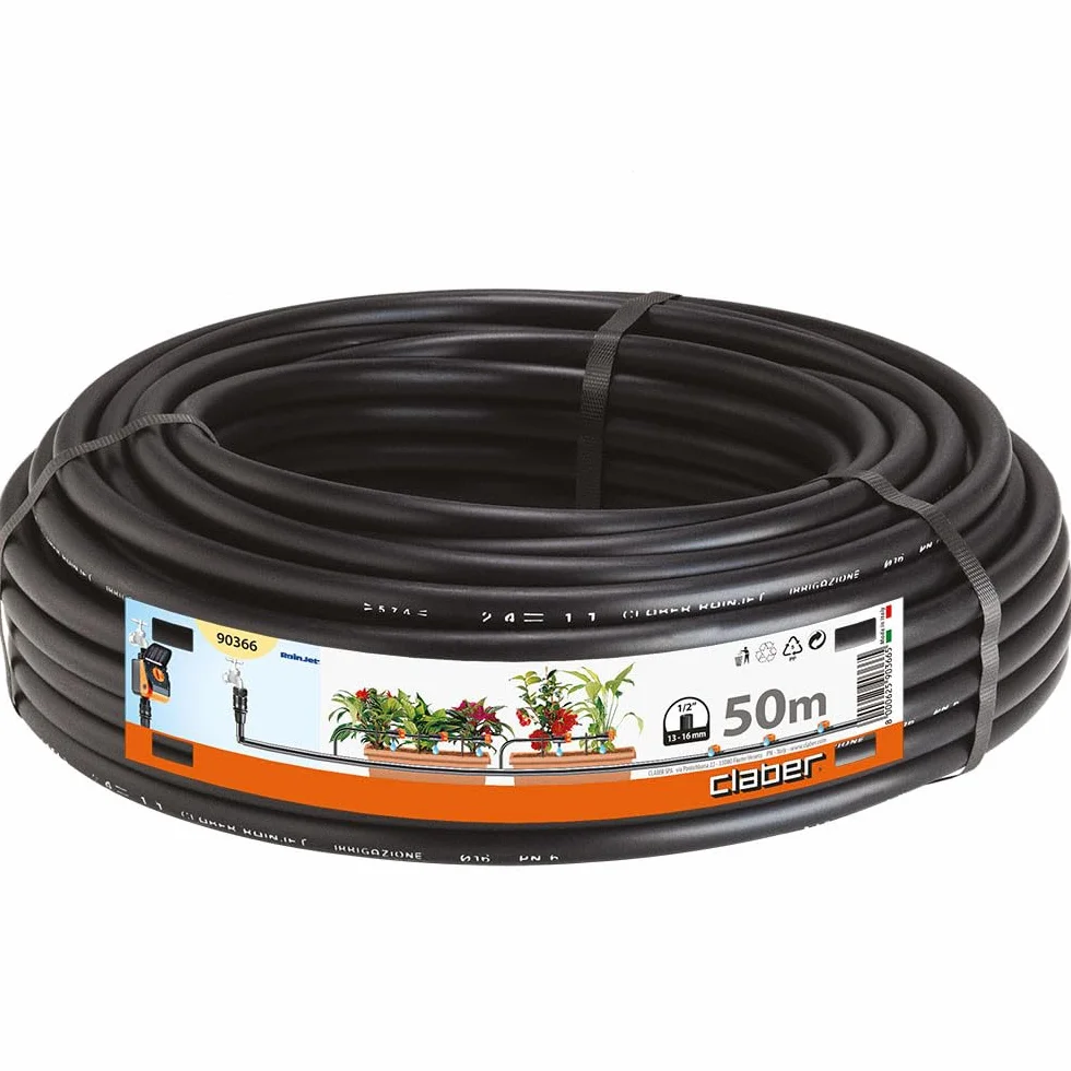 Claber Rura instalacyjna 1/2" - 50 m, czarna rura PE