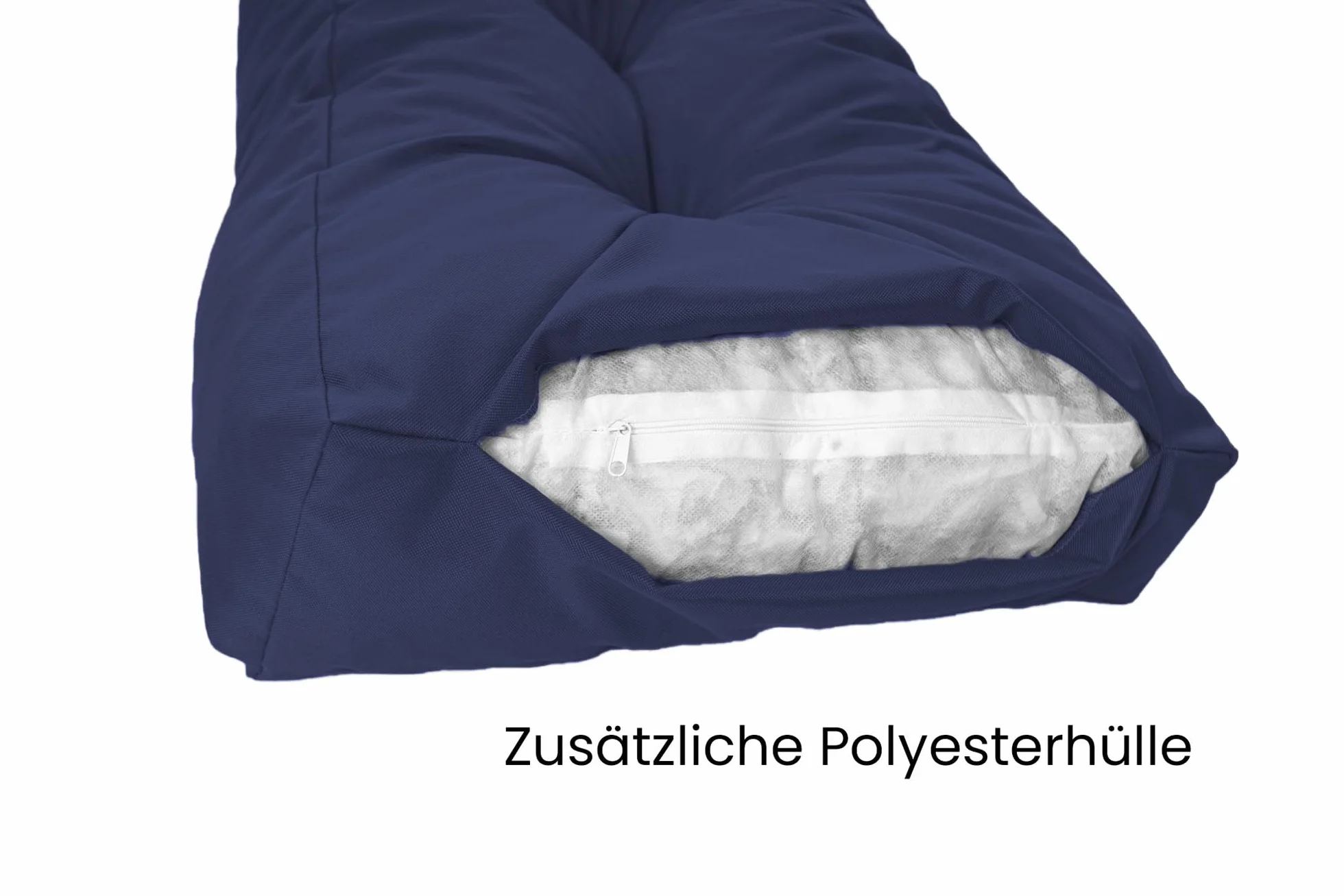 TexDeko® Garden Nakładka na ławkę ogrodową, 140 x 50 x 8 cm, odporna na działanie wody, odporna na działanie promieni UV, pikowana, z certyfikatem Oeko-Tex, poduszka na siedzisko, poduszka na
