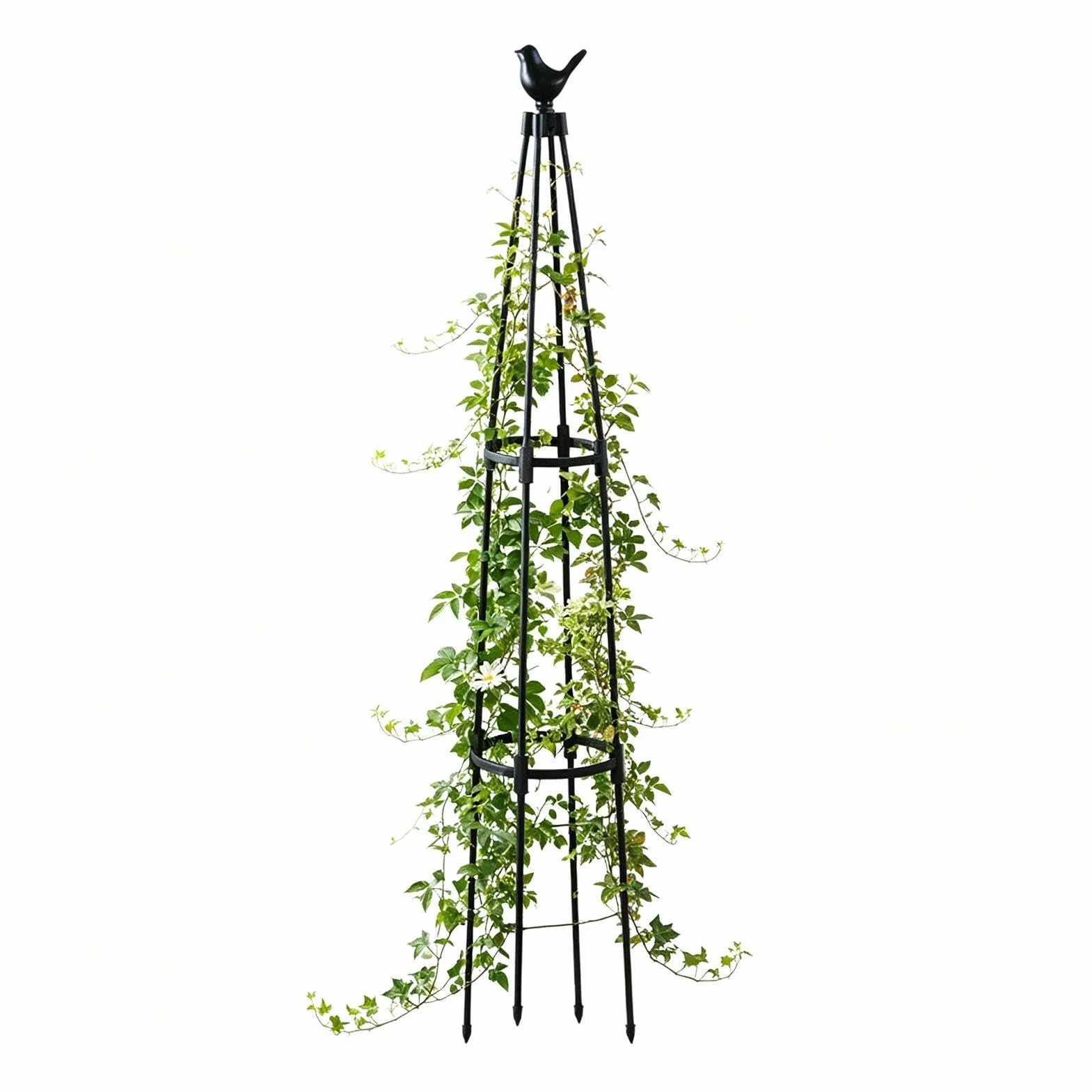 Kratka do roślin pnących, mocne podparcie pionowe, 130 cm, 170 cm, kratka wieżowa na rośliny, klatka podtrzymująca ogórek pomidorowy, oszczędzający miejsce, do pomidorów, ogórków, grochu, fasoli i