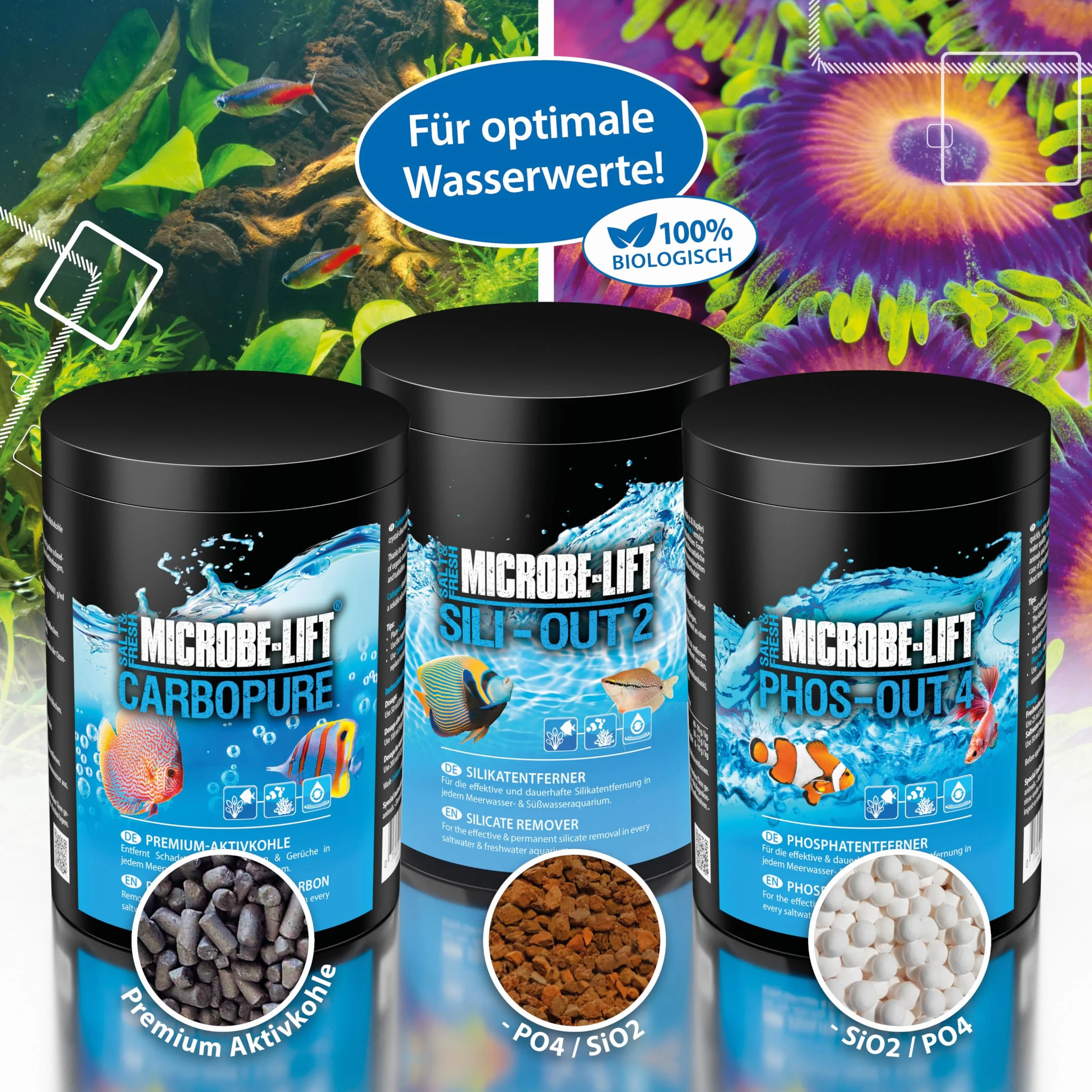 MICROBE-LIFT® - Carbopure | Węgiel aktywny dla krystalicznie czystej wody | Usuwa zanieczyszczenia, przebarwienia i zmętnienie