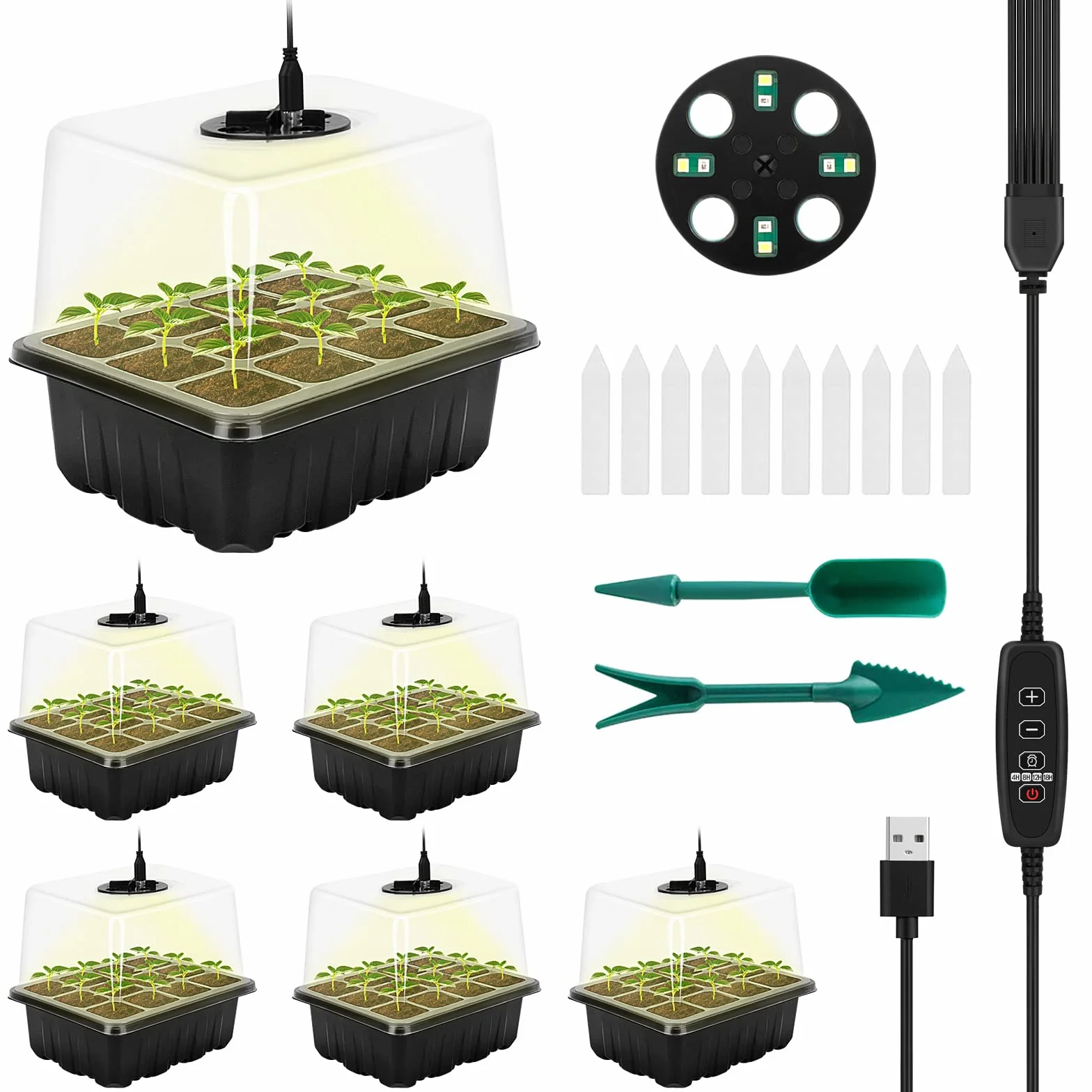 RIOGOO (6 placstic seed starter tray)