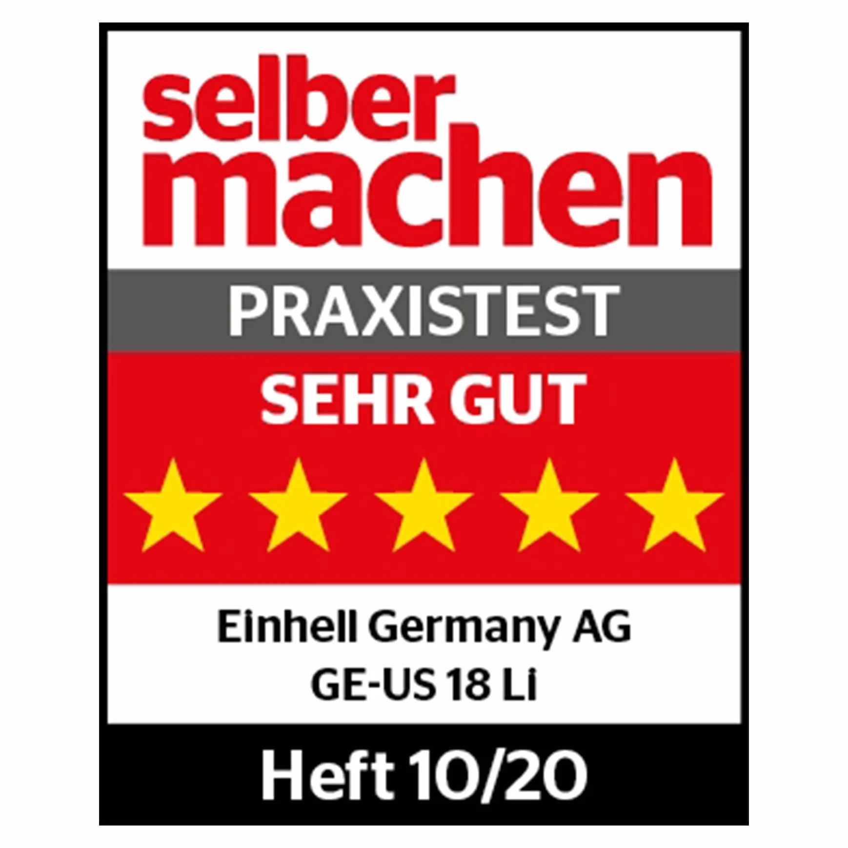 Einhell Ge-Us 18 Li-Solo Power X-Change Siewnik 3.3 litra Czerwony Czarny