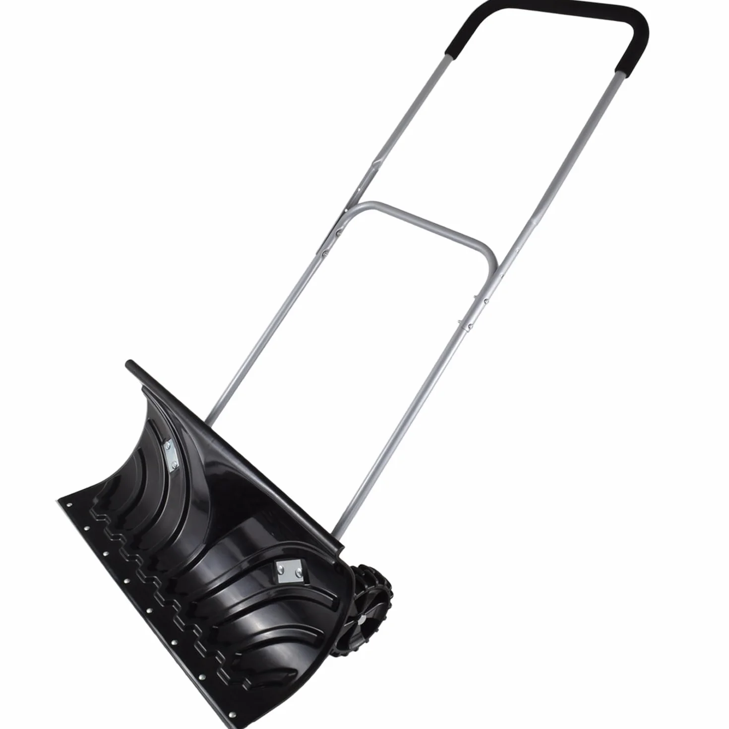 Agora-Tec szufla do śniegu 66 cm obrotowa podwójny trzonek stalowy