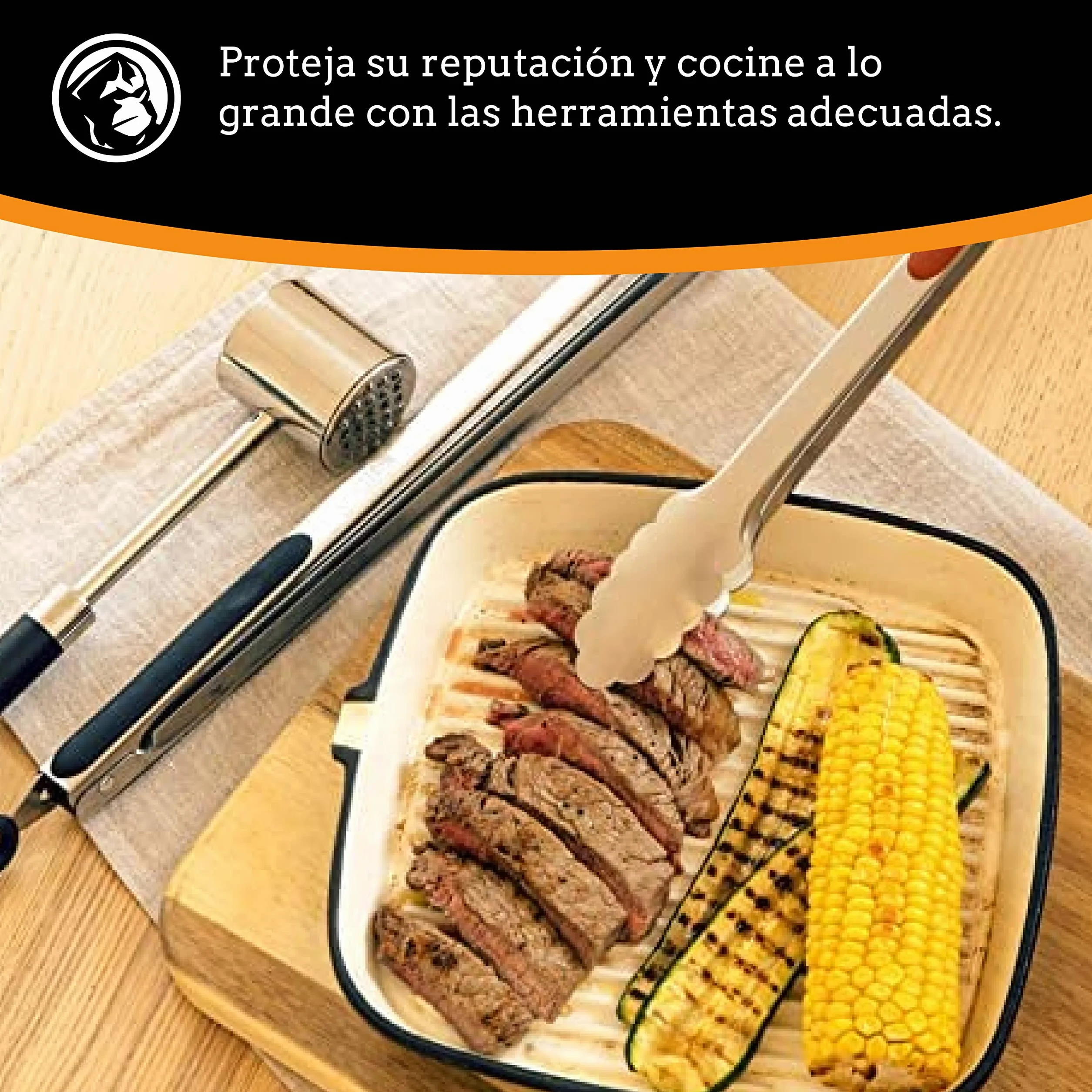 Mountain Grillers Szczypce do grillowania 30,5 i 40 cm zestaw 2 stali nierdzewnej