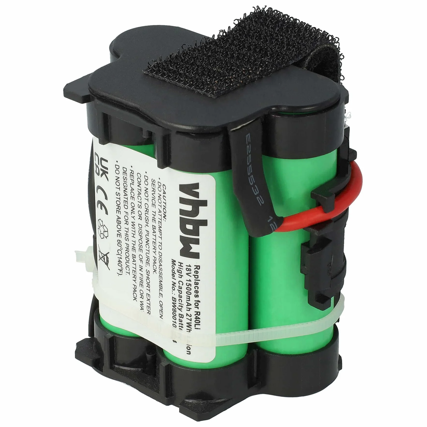 vhbw Akumulator kompatybilny z kosiarką Husqvarna Automower 105, 305, 308, 308X, 308X, 308 X, robot do koszenia trawy – (litowo-jonowy, 1500 mAh, 18 V), akumulator zapasowy