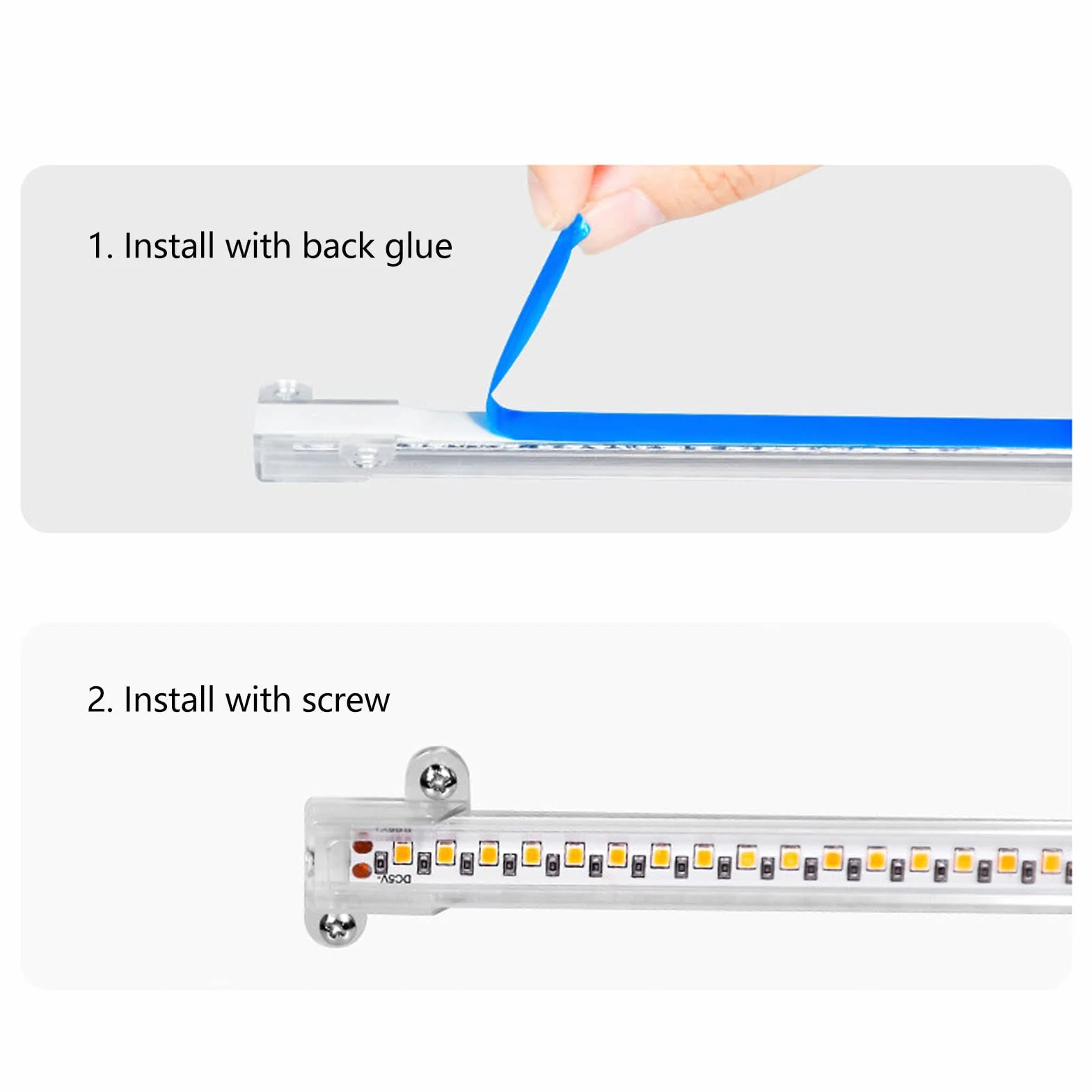 Listwy świetlne LED do Uprawy Roślin Pełne Spektrum 4 Głowice USB Przyciemnianie Timer 4.3W 84 diody czerwone i 84 niebieskie
