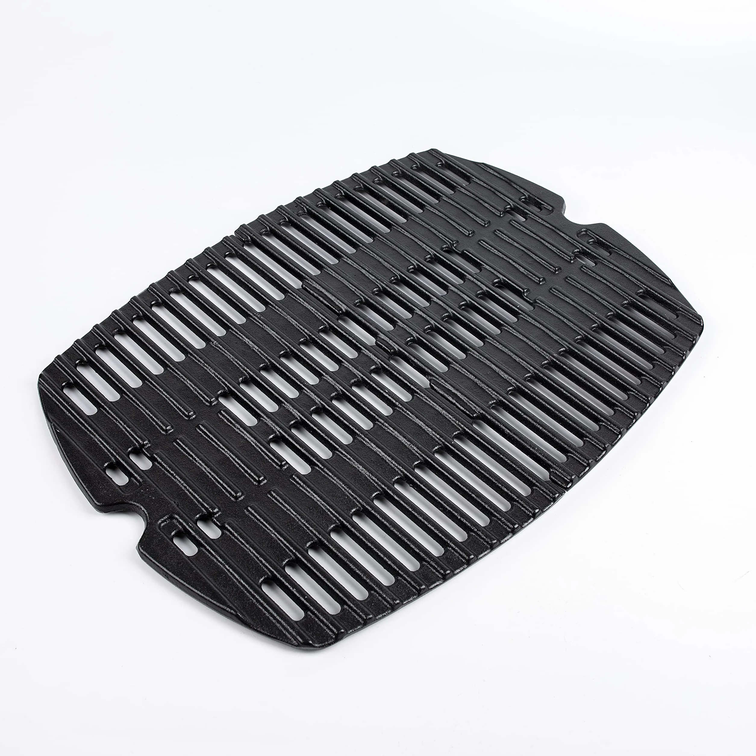 7644 ruszt do grillowania, żeliwne części zamienne akcesoria,43.18CM x 32.25CM pasują do serii Weber Q100, Q1200, Q1400, grill gazowy, ruszt grillowy Weber części zamienne, 2 sztuki