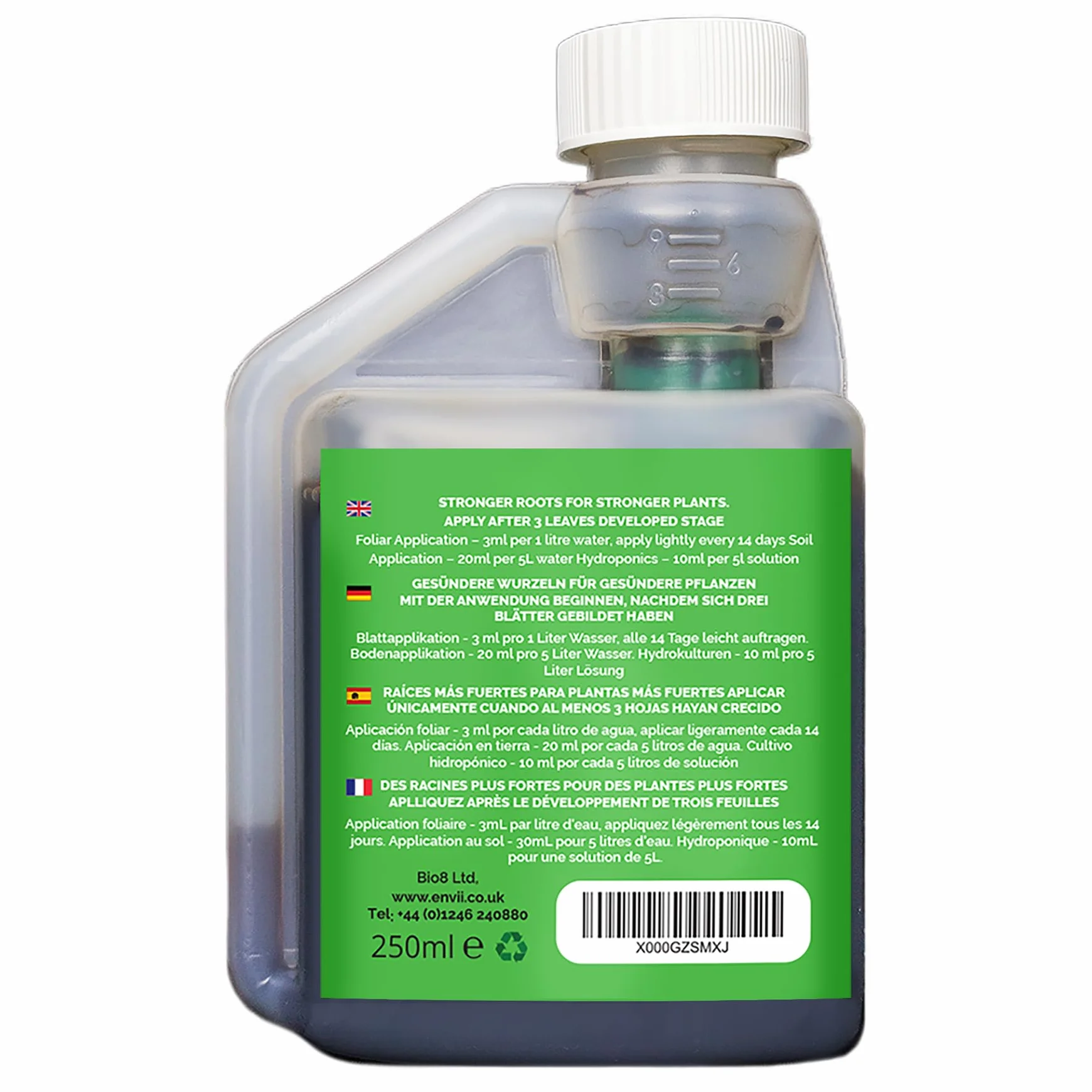 envii Deep Rooter - Stymulator i Booster wzrostu korzeni roślin poprawia długość i masę korzeni roślin (koncentrat 250ml)