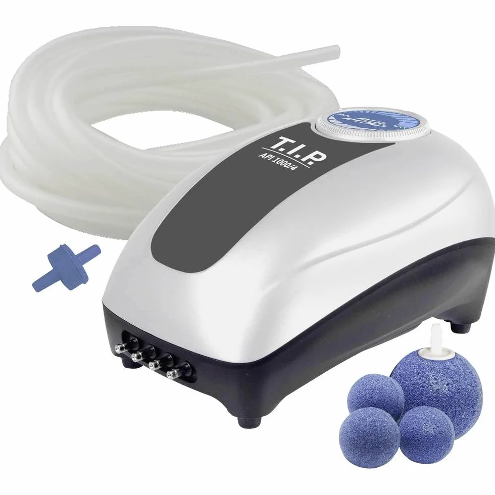 T.I.P. Zestaw napowietrzający do stawu API 1000/4, pompa 450–900 l/h, ochrona przed lodem