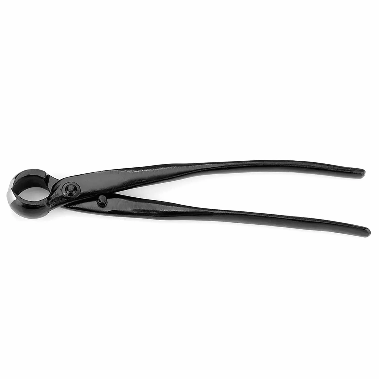 Zerodis Bonsai Bud Tong Bonsai Tool Gardening Cutter Tool For Bonsai Garden Professional Manganese Steel Alloy Professional Round Edge (Black)