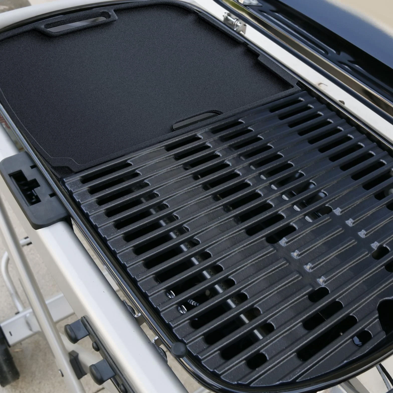 GFTIME Żeliwna płyta grillowa do Napoleon Pro285x, PRO285X-BK, PRO285E, PRO285-BK, TQ285X, TQ285X-1, TQ285X-BL, płyta żeliwna do serii 56080 i Napoleon Travel Q 285, 1 sztuka