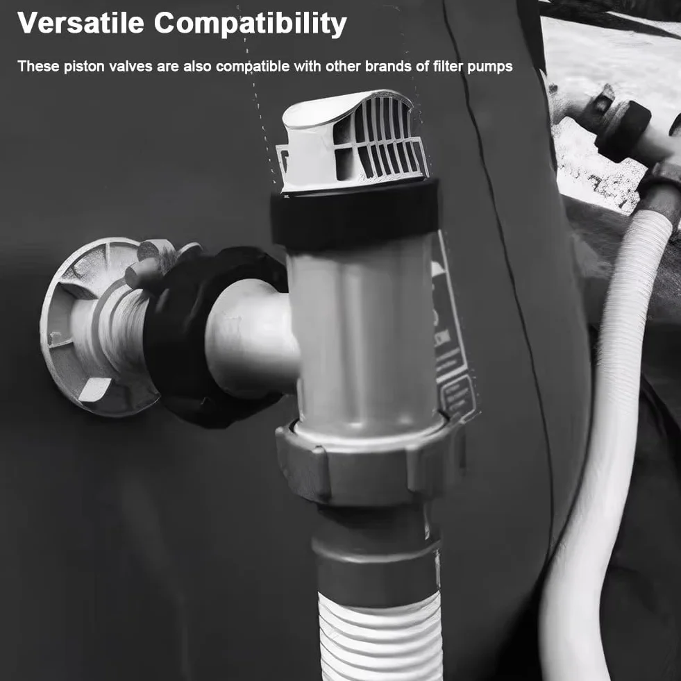 Adapter Węża Typu B Typu B, Zastępca Zastawki Basenowej Wymiana Zastępcza PVC Wielofunkcyjne montaż Zaworu Tłoka Basenowego Wymienca