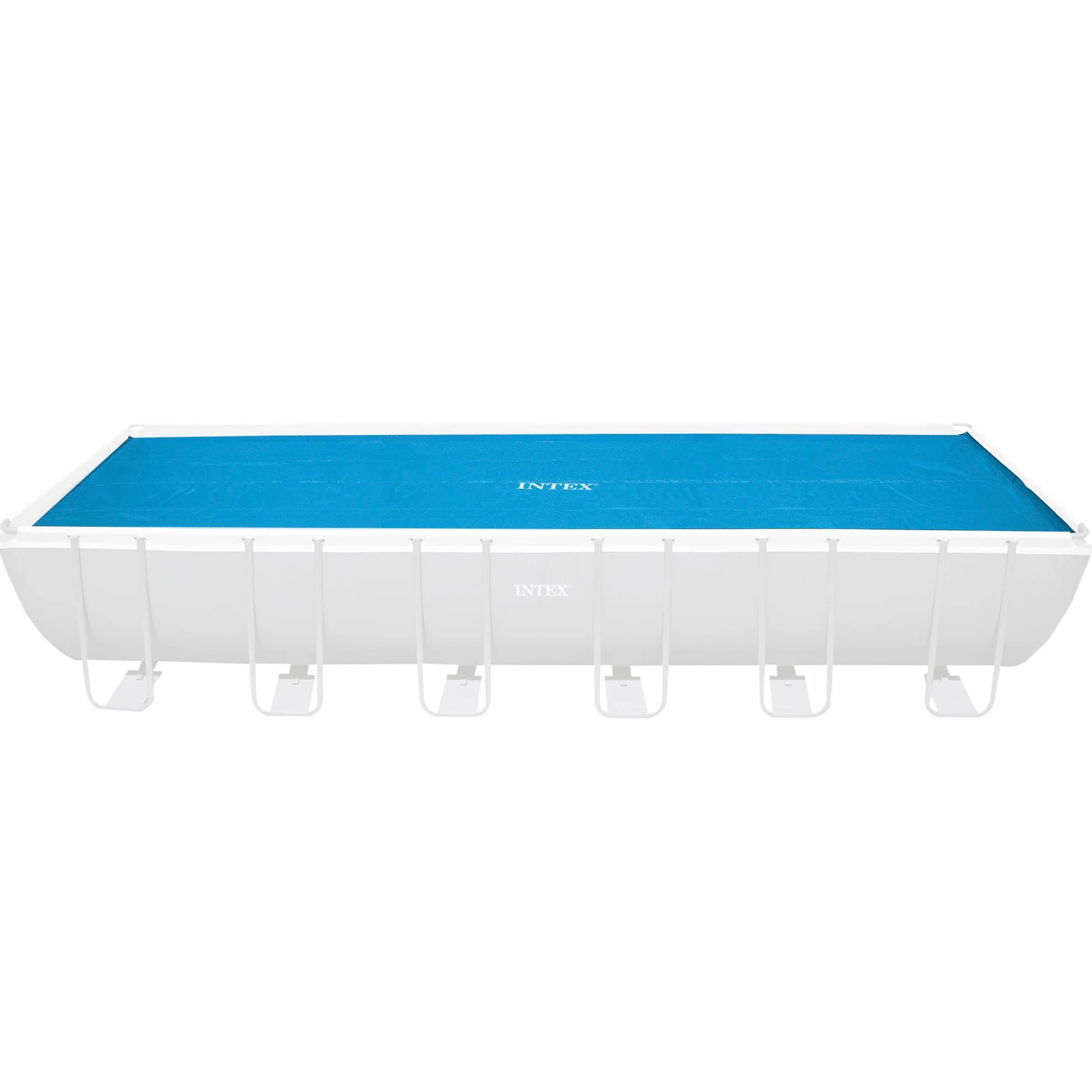 Intex Plandeka solarna do Ultra Frame prostokątna 732 x 366 cm, grubość 160 mikronów, wielkość produkcji: 716 x 346 cm, 28017 niebieska