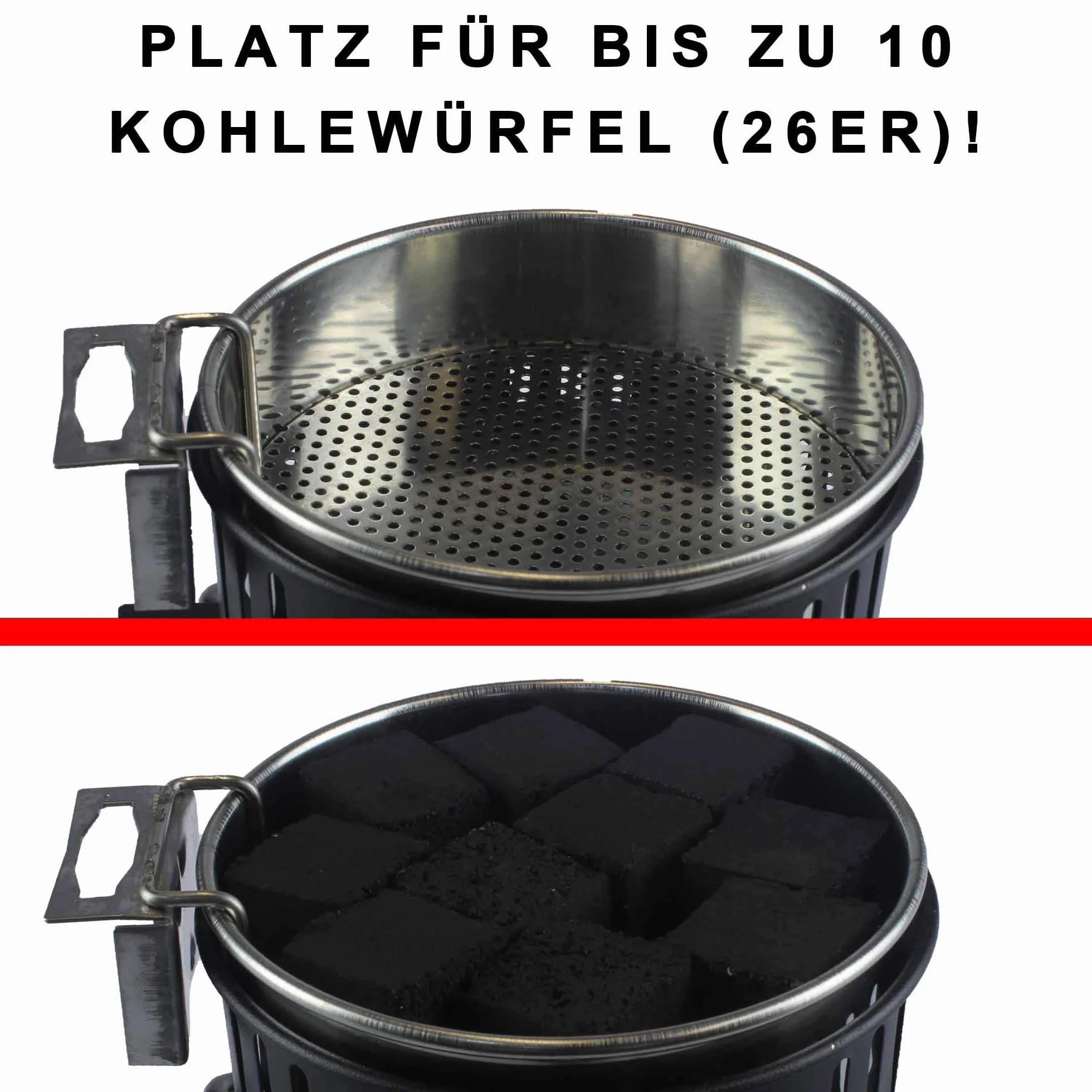 Elektryczna zapalarka do węgielków z jacuzzi, mała zapalarka do grilla, grill węglowy, mini piec na węgiel z uchwytem, ochrona kratki, 600 W, błyskawiczna szybka, gotowy węgiel poniżej 8 minut