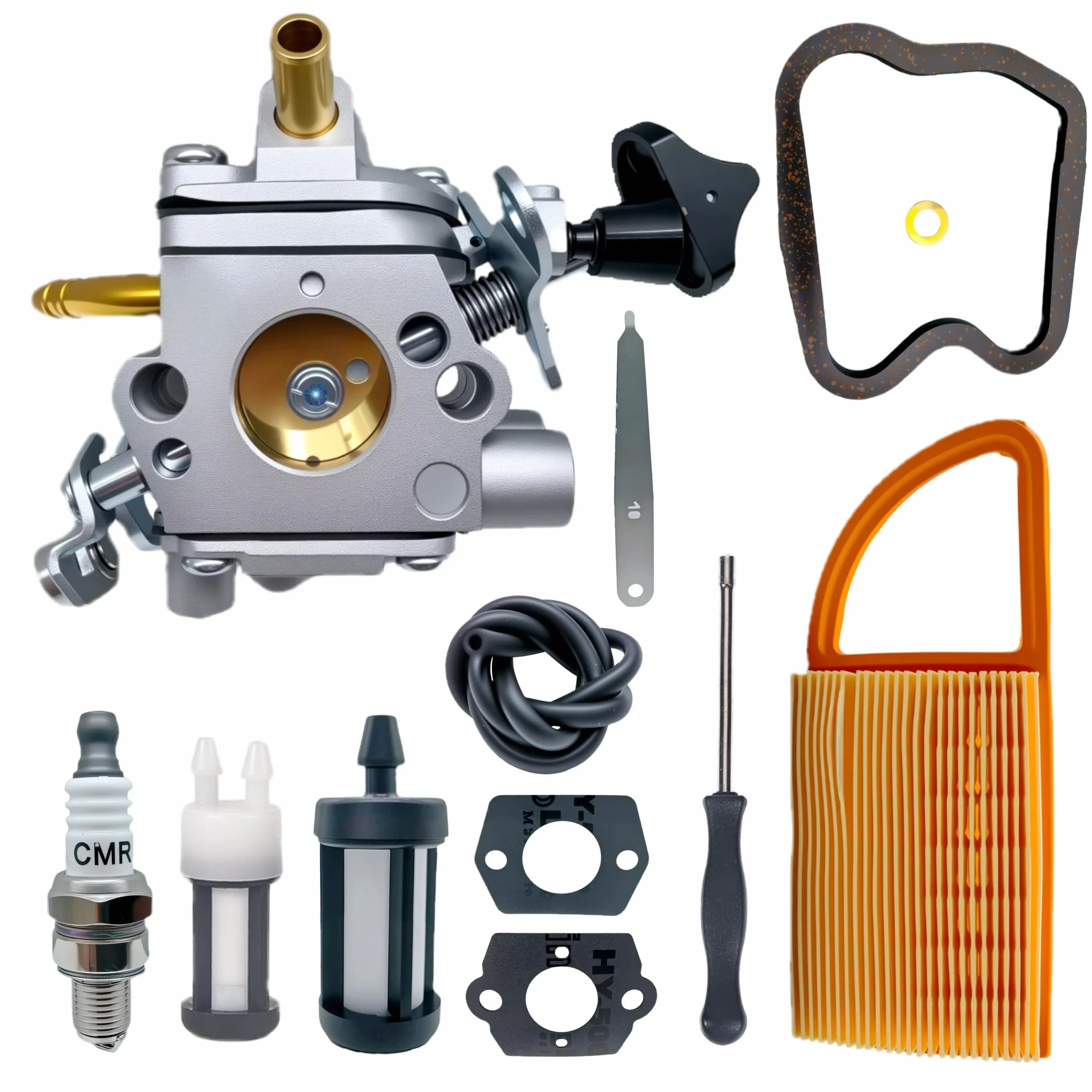 Zestaw gaźnika BR600 z 4282 141 0300 filtr powietrza zestaw wentylacyjny do Stihl BR500 BR550 BR600 BR700 BR 500 550 600 700 plecak dmuchawa do liści zastępuje Zama C1Q-S183 4282-120-0606