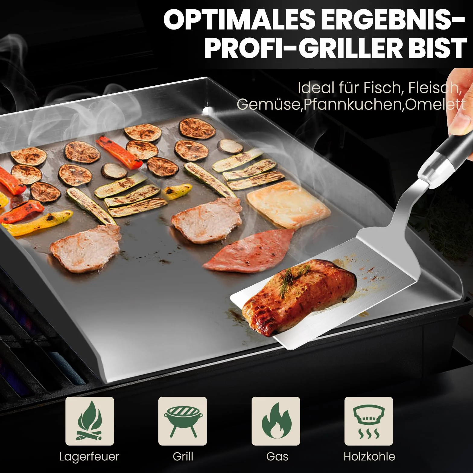 Płyta grillowa ze stali nierdzewnej do grilla gazowego Weber Spirit, Broil King Baron, Crown, Napoleon, akcesoria BBQ