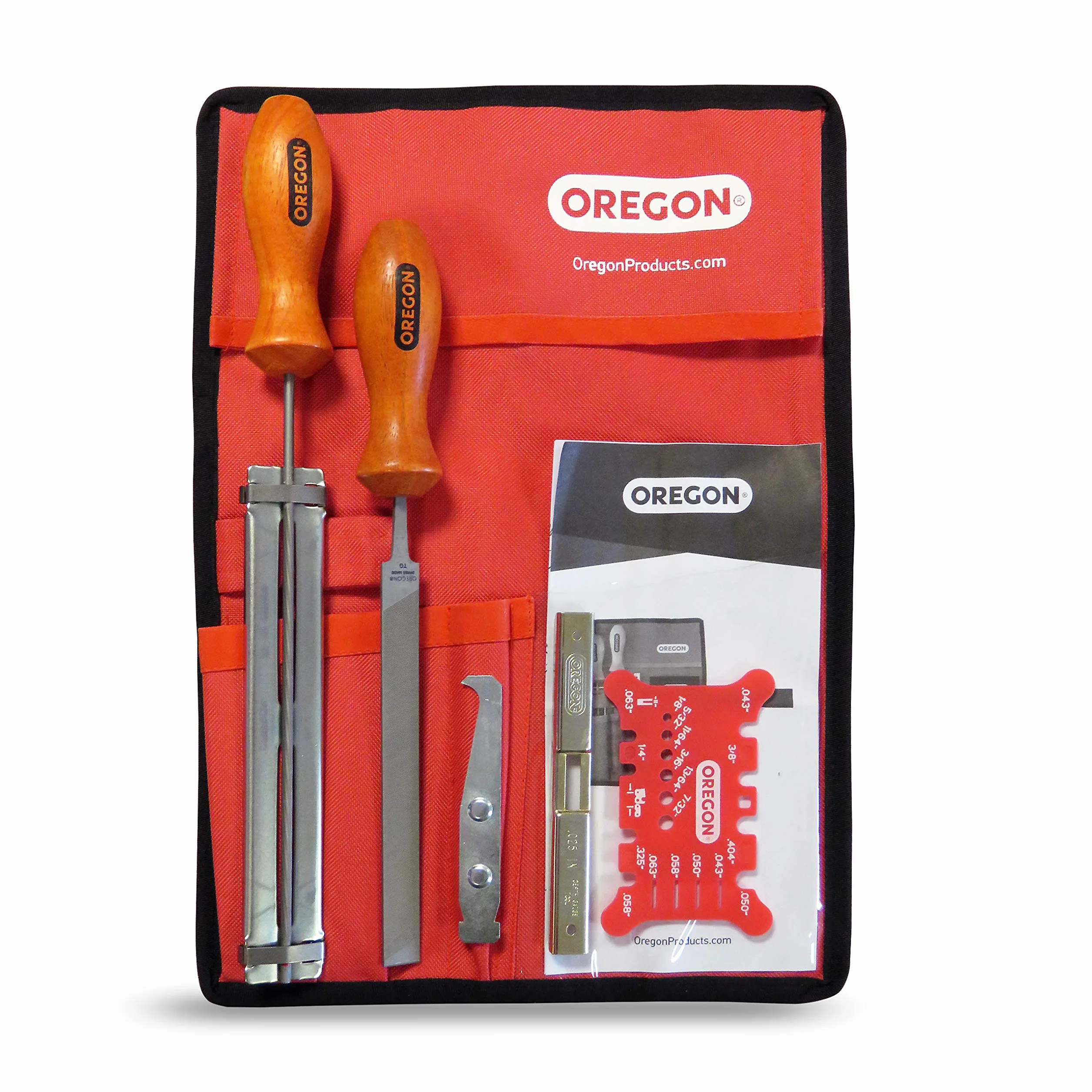 Oregon 558550 Zestaw Do Ostrzenia Łańcucha, Wielokolorowy, 3/16" (.325"), 1 Sztuka
