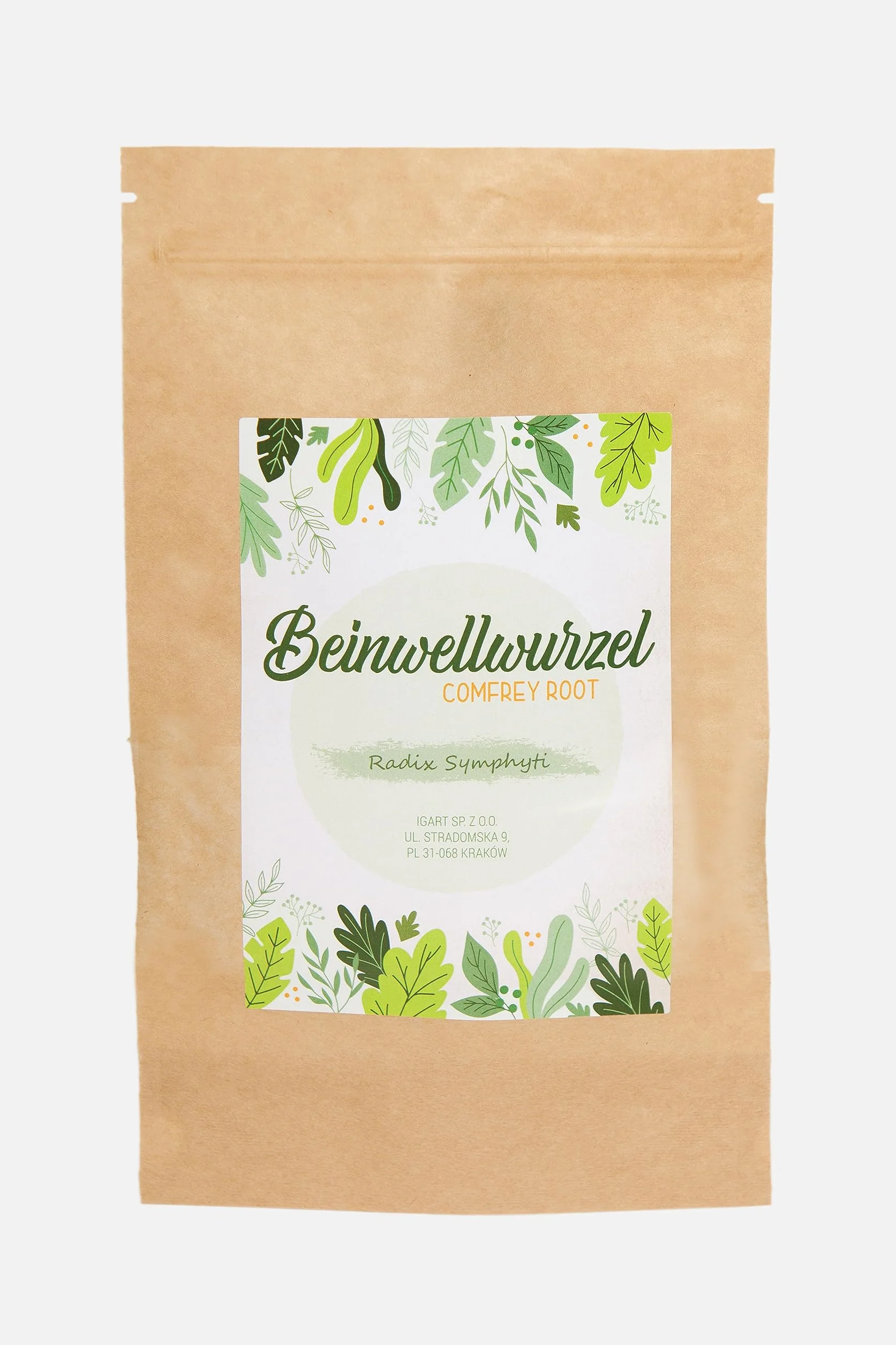 IGART FOOD & WOOD Korzeń Żywokostu Lekarskiego Suszony Pocięty Jakość 1A Surowiec Zielarski Naturalny Do Nawozów Organicznych, Barwienia i Zastosowań Zewnętrznych (200g)