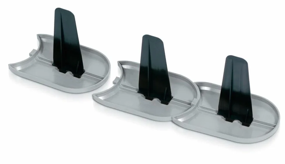 Prosper Plast IPAK1-405U 382,7 x 11,5 cm Palisada kamienia "Plazka" - kamień szary (32 sztuki)