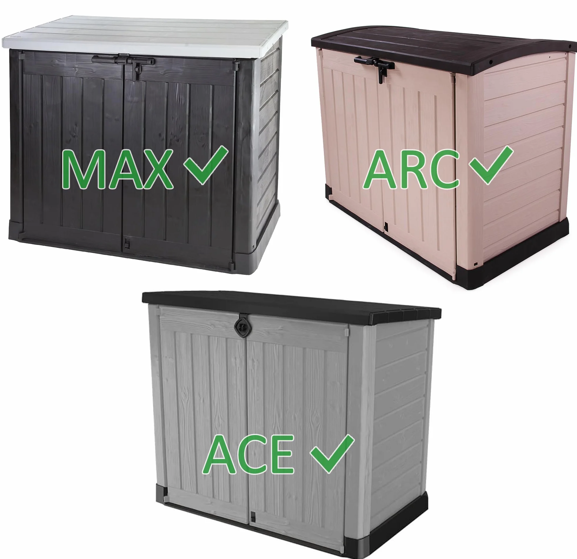 Ondis24 podnośnik gazowy do skrzynek na śmieci Keter Max Arc Ace Elite Store Premier XL 140N dwupak