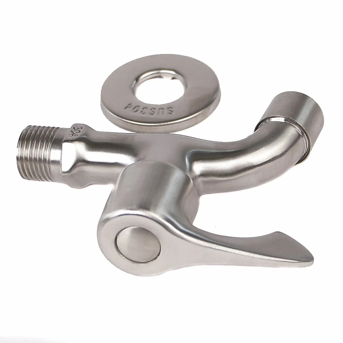 Kran z żeliwa stali nierdzewnej 304 1/2" odpływowy