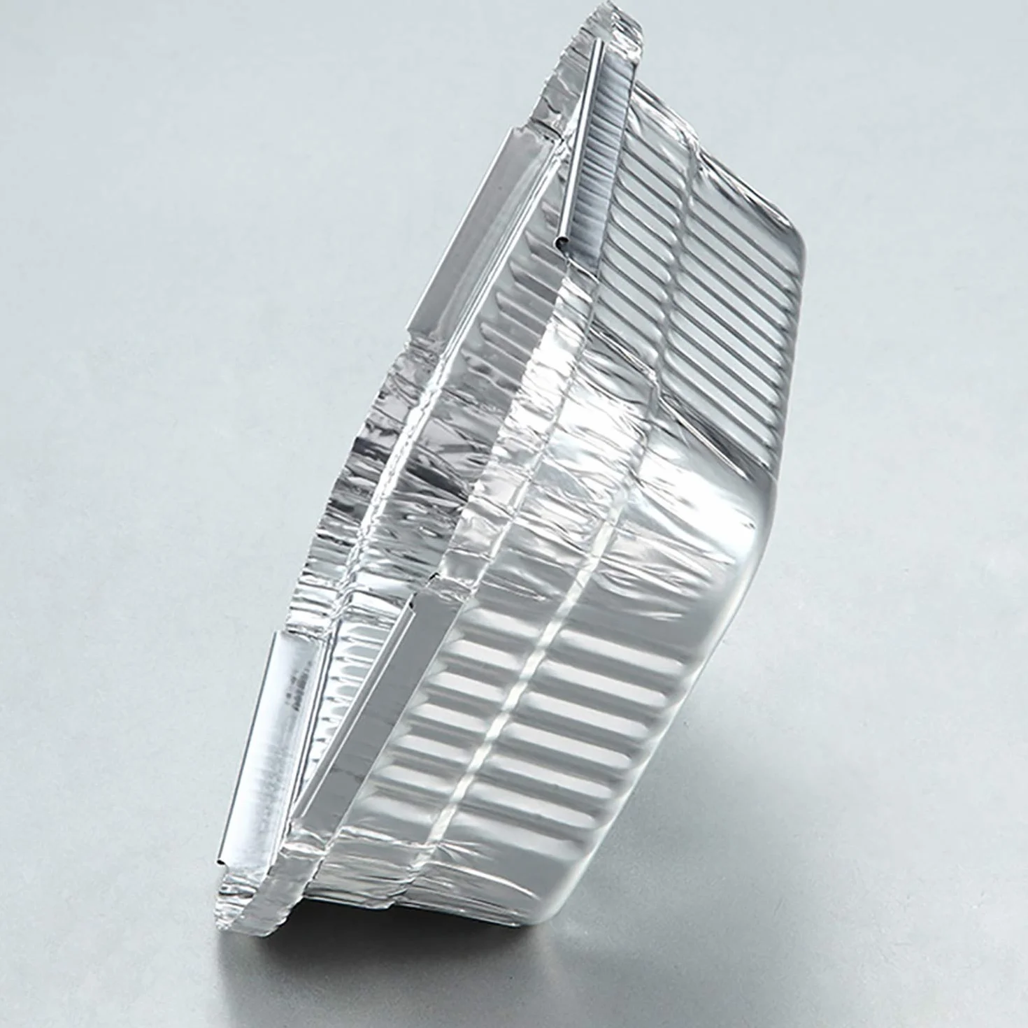 Aluminiowe jednorazowe miski do grilla, zestaw 25 sztuk, do gotowania, smażenia, gotowania, 15 x 12 x 5 cm, 400 ml (bez pokrywki)