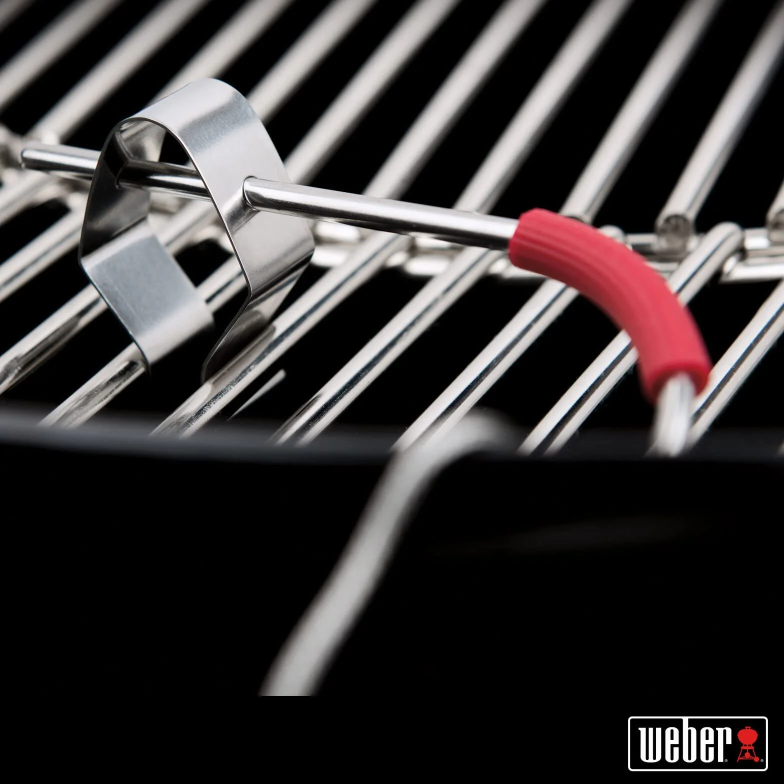 Weber iGrill Connect Smart Grilling Hub Sonda 315°C Zacisk Mocowania Ruszt Monitorowanie Temperatury Srebrny
