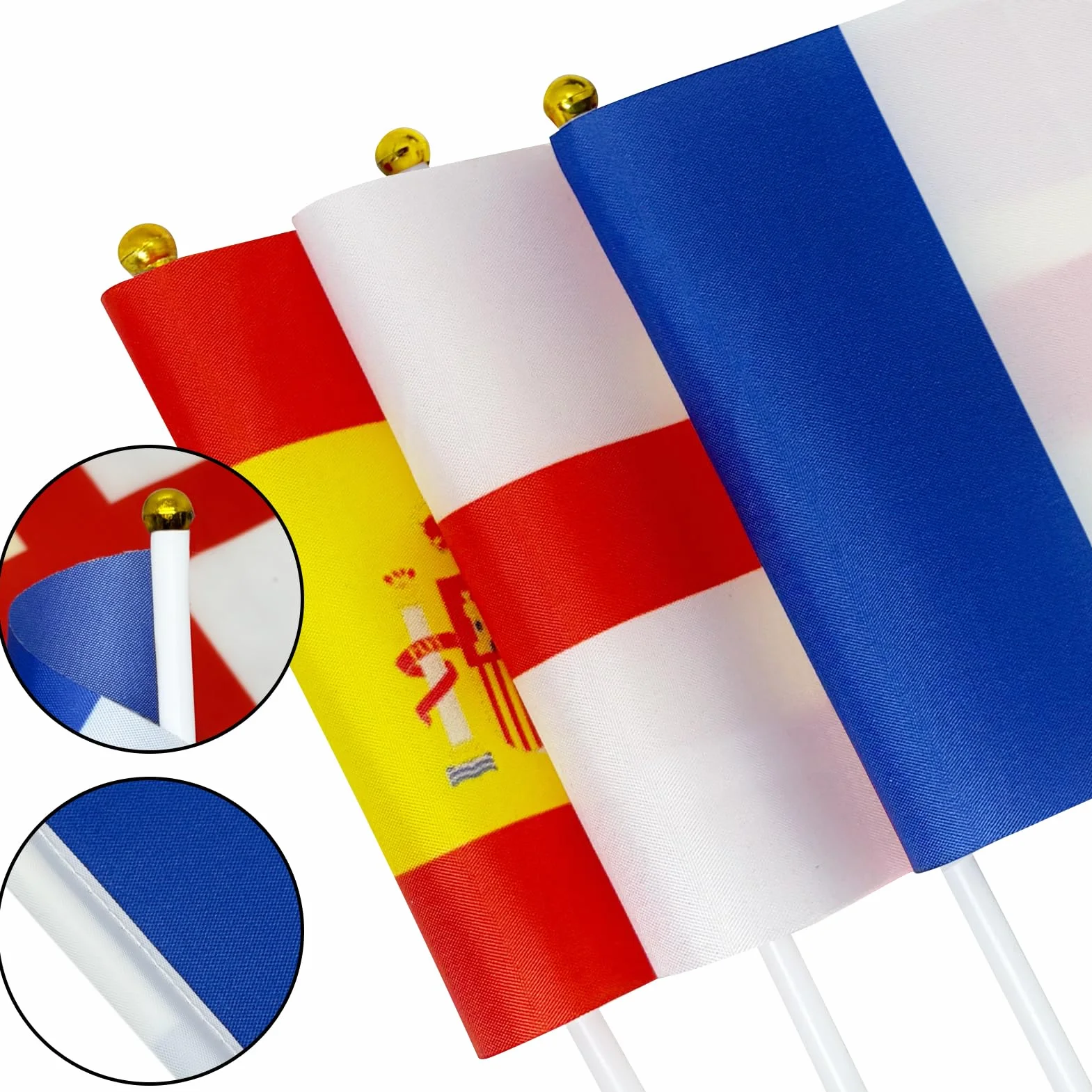 Dekoracyjna flaga na MŚ 2026 48 krajów mała ręcznie trzymana girlanda piłka nożna