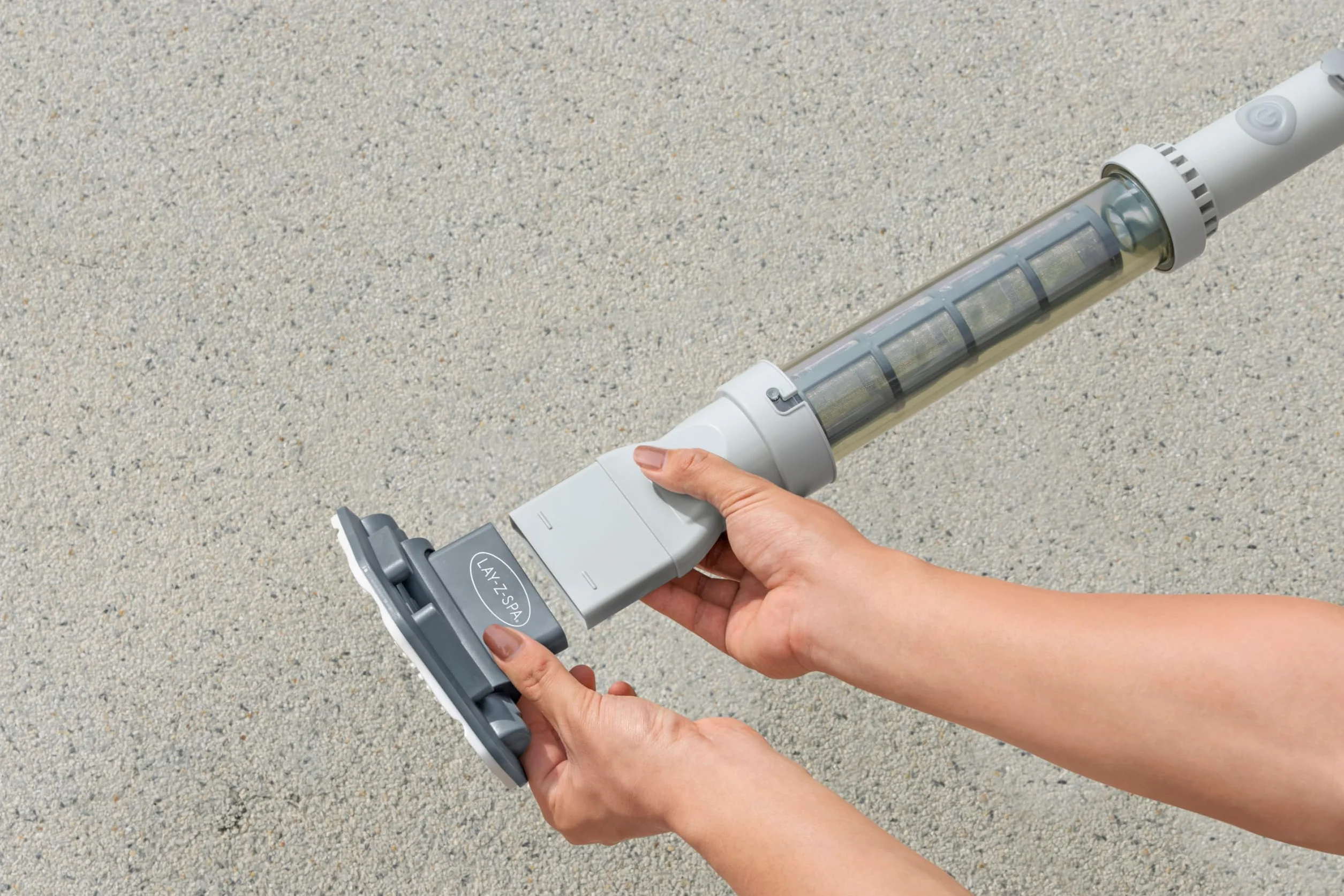Bestway Podwodny Odkurzacz, Szary, 16 cm x 9.8 cm x 155 cm