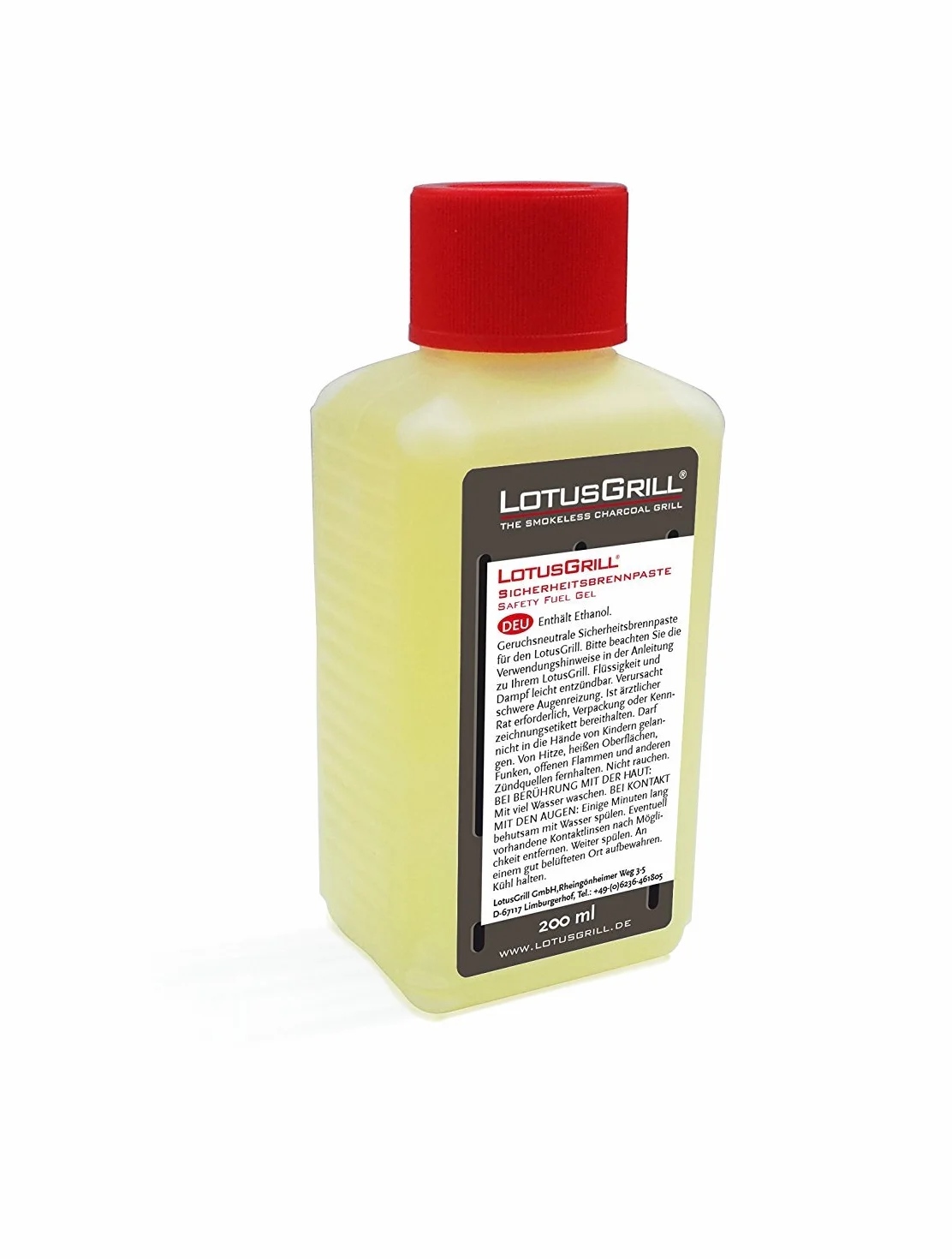 LotusGrill Worek z węgla bukowego 2,5 kg z pastą do wypalania 200 ml – zaprojektowany z myślą o niskim poziomie dymu