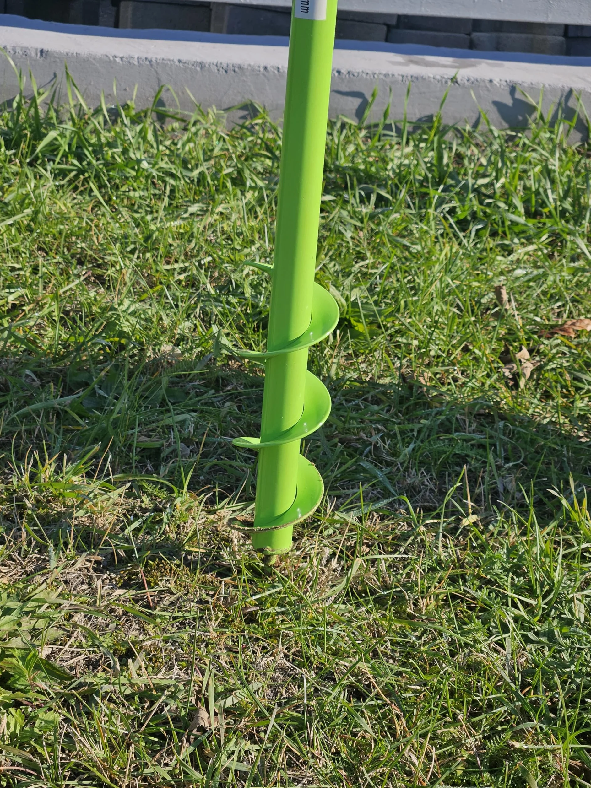 WERHE świder ziemny 80 mm Ø, 600 mm długości do wiertarki i wkrętarki akumulatorowej – świder ogrodowy do łatwego sadzenia kwiatów, krzewów i wykonywania otworów pod słupki ogrodzeniowe