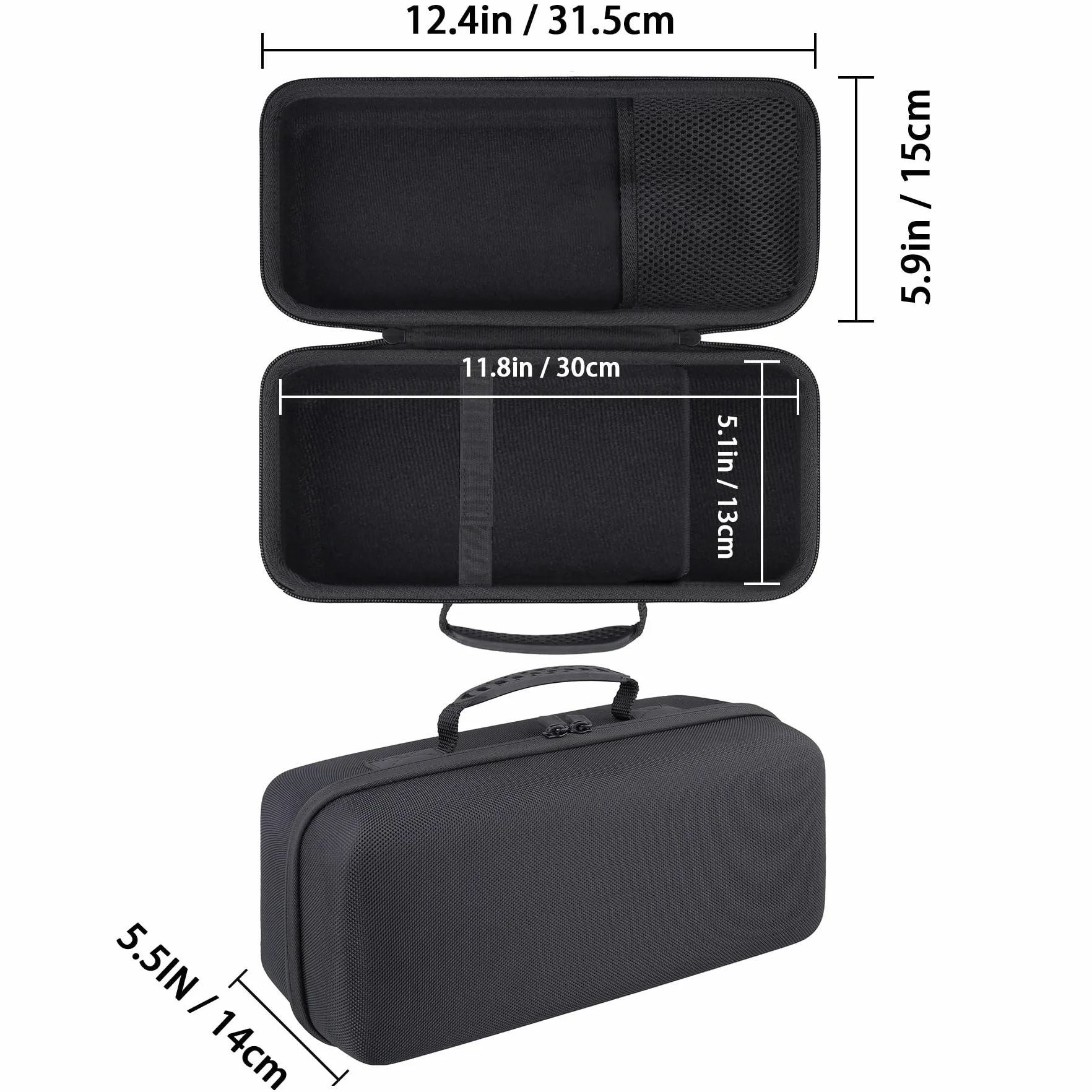 Anker SOLIX C300 DC Twarde etui podróżne Power Bank Czarny
