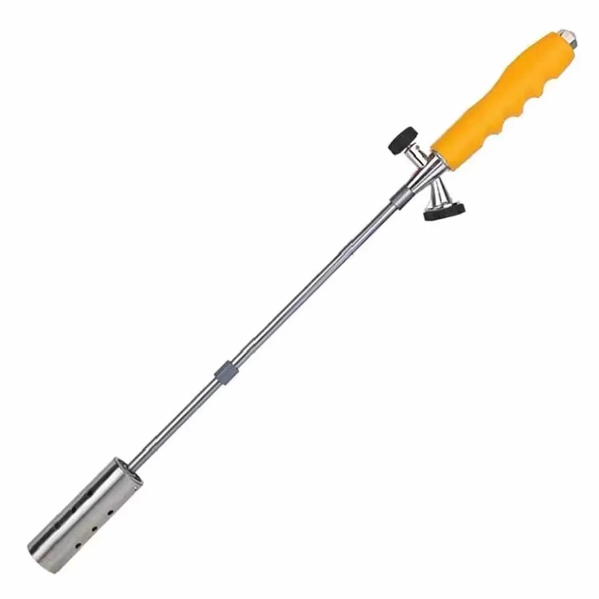 Aim Tools Termiczny palnik gazowy do chwastów spawalniczy chwastów miotacz ognia z 2 drążkami przedłużającymi ze stali nierdzewnej