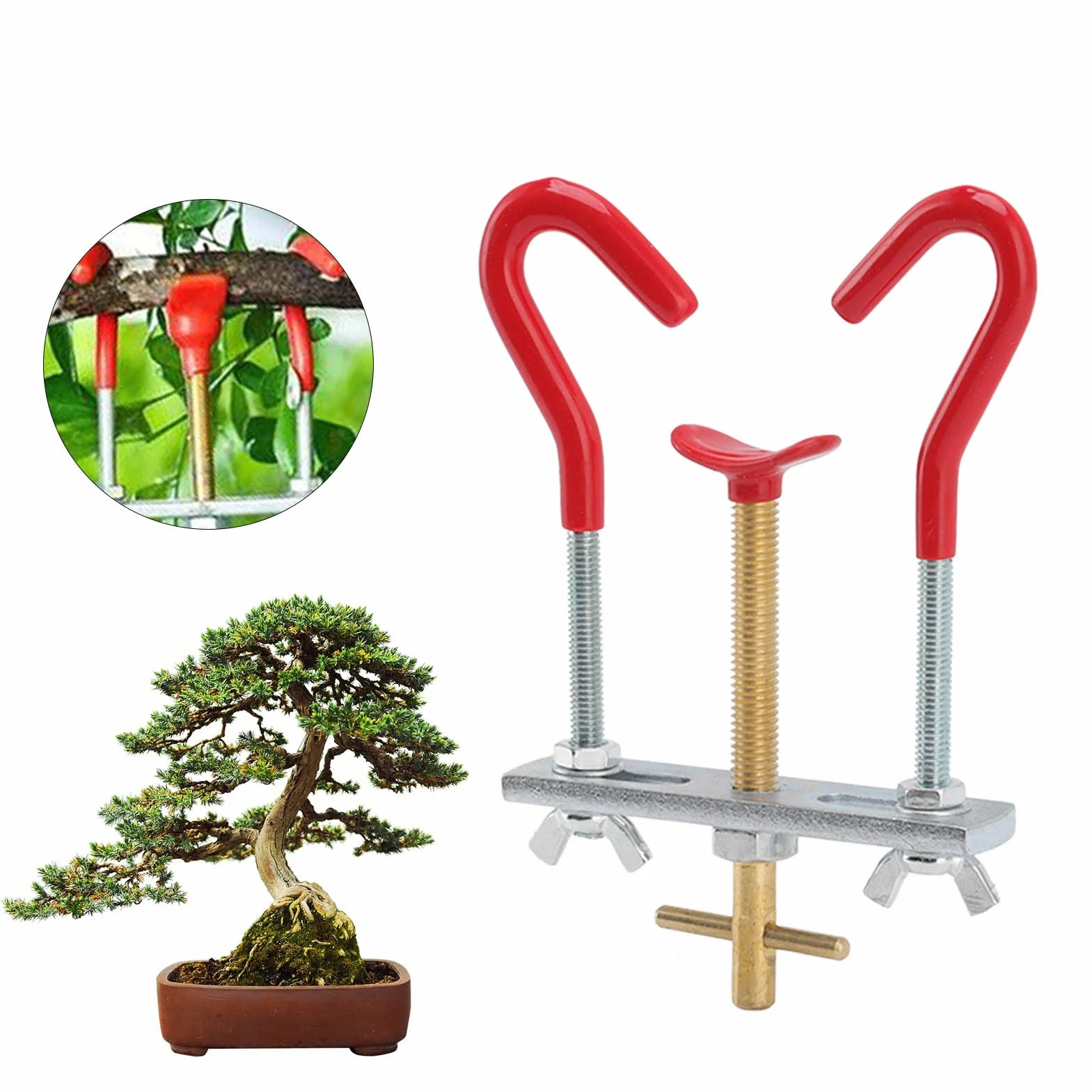 Bonsai Branch Bender Bonsai Twig Trunk Adjuster Branch Modulator Trunk Adjuster Pruner Ogrodnictwo Narzędzie do gięcia drzew Gałęzi Stal Węglowa