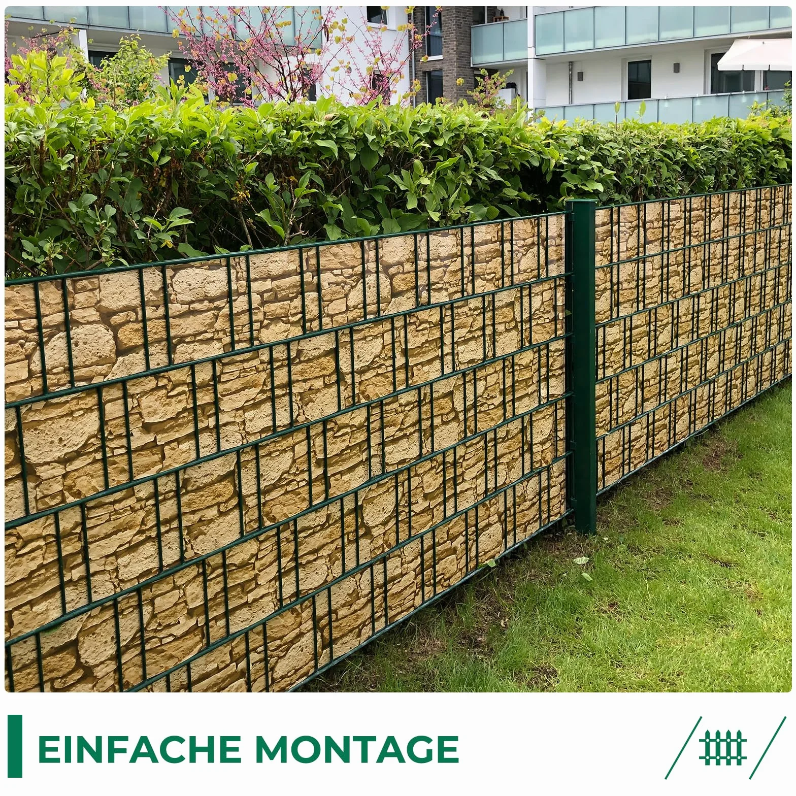 Pasy maskujące do ogrodzenia o wymiarach 35 m x 19 cm, w zestawie z 20 klipsami, ochrona przed wzrokiem, folia ogrodzeniowa z PCW, paski maskujące, maty z podwójnym prętem, do ogrodzenia ogrodowego, balkonu/różnych kolorów