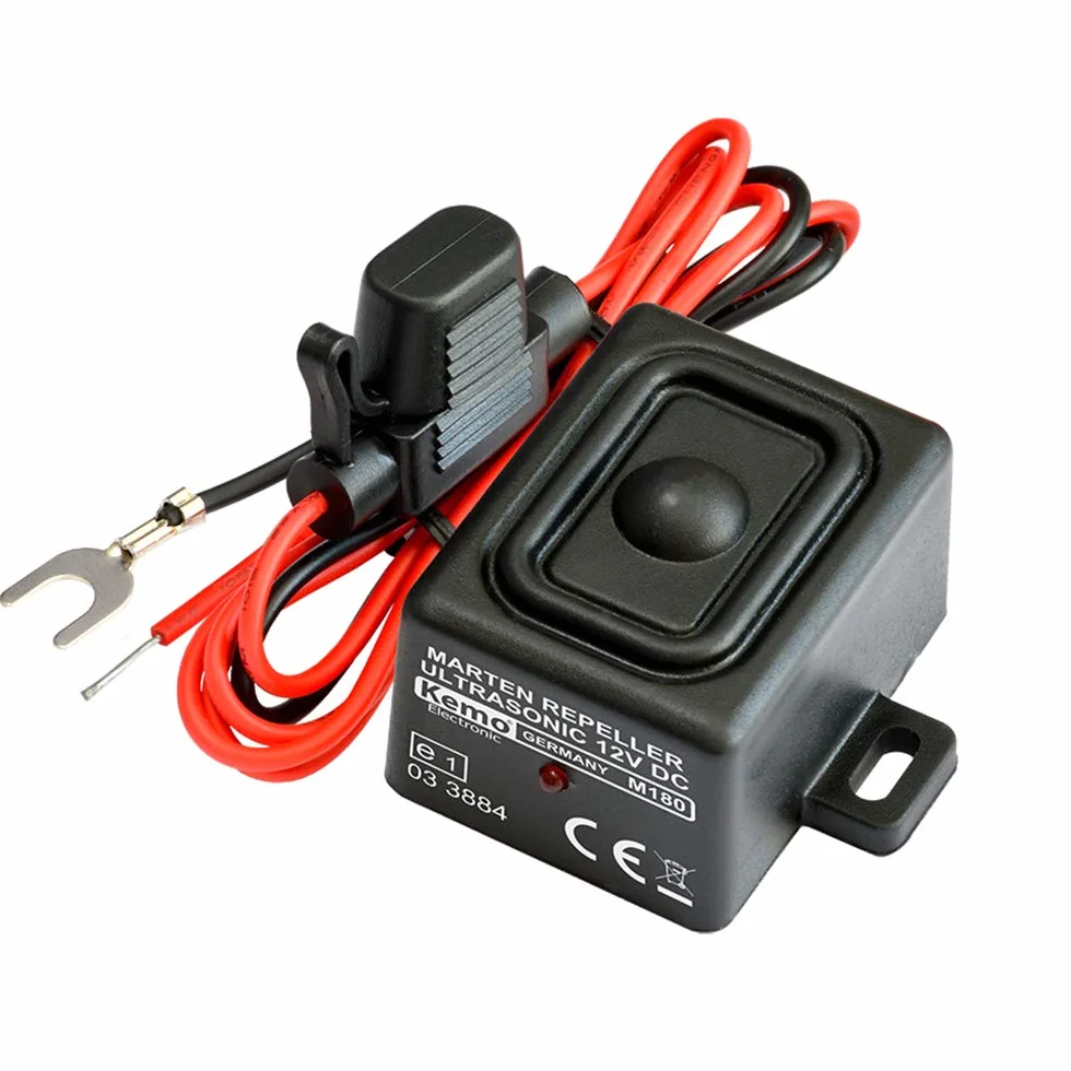 Kemo Ip 65 Odstraszacz Kun, Czarny/Czerwony, 11 – 15 V/DC