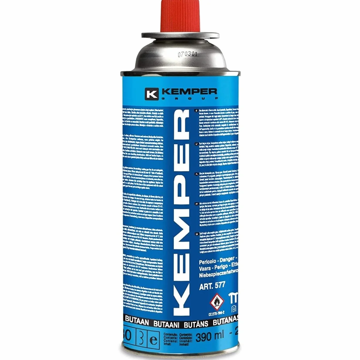 Kemper Zestaw 8 wk?adów gazowych butanowych 227 g do kuchenki kempingowej Smart 577