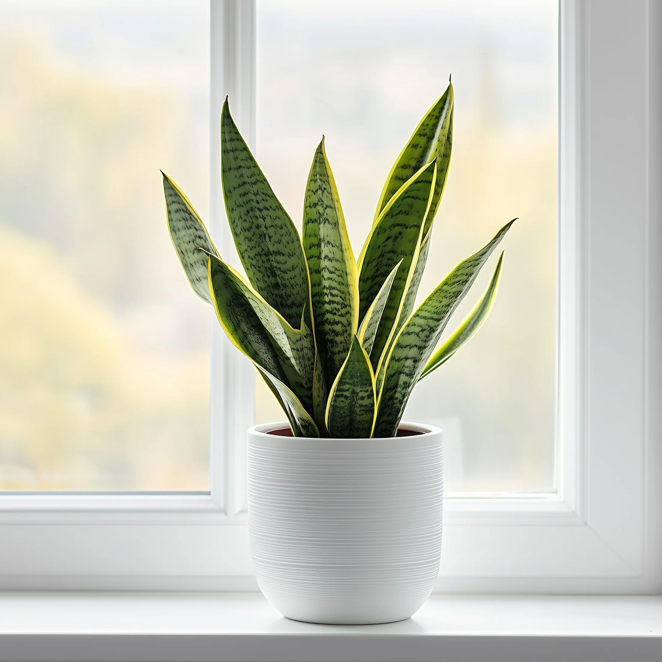 Plant in a Box - Wężownica - Język teściowej - Zestaw 2 sztuk - Sansevieria 'Futura Superba' - Doniczka 12cm - Wysokość 35-40cm