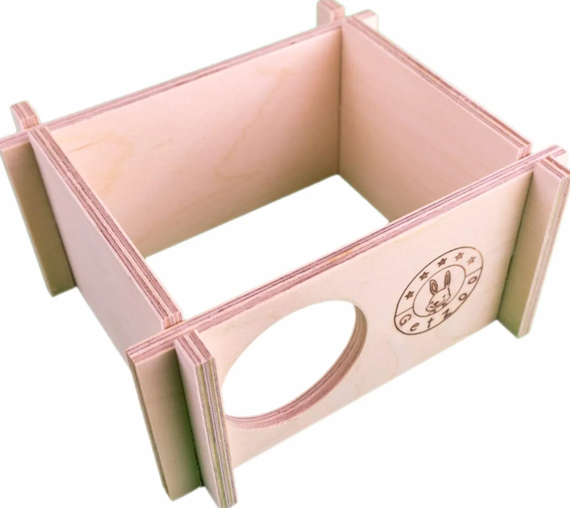 Getzoo Dsungi domek jednokomorowy z drewna brzozowego 15x12x8 cm