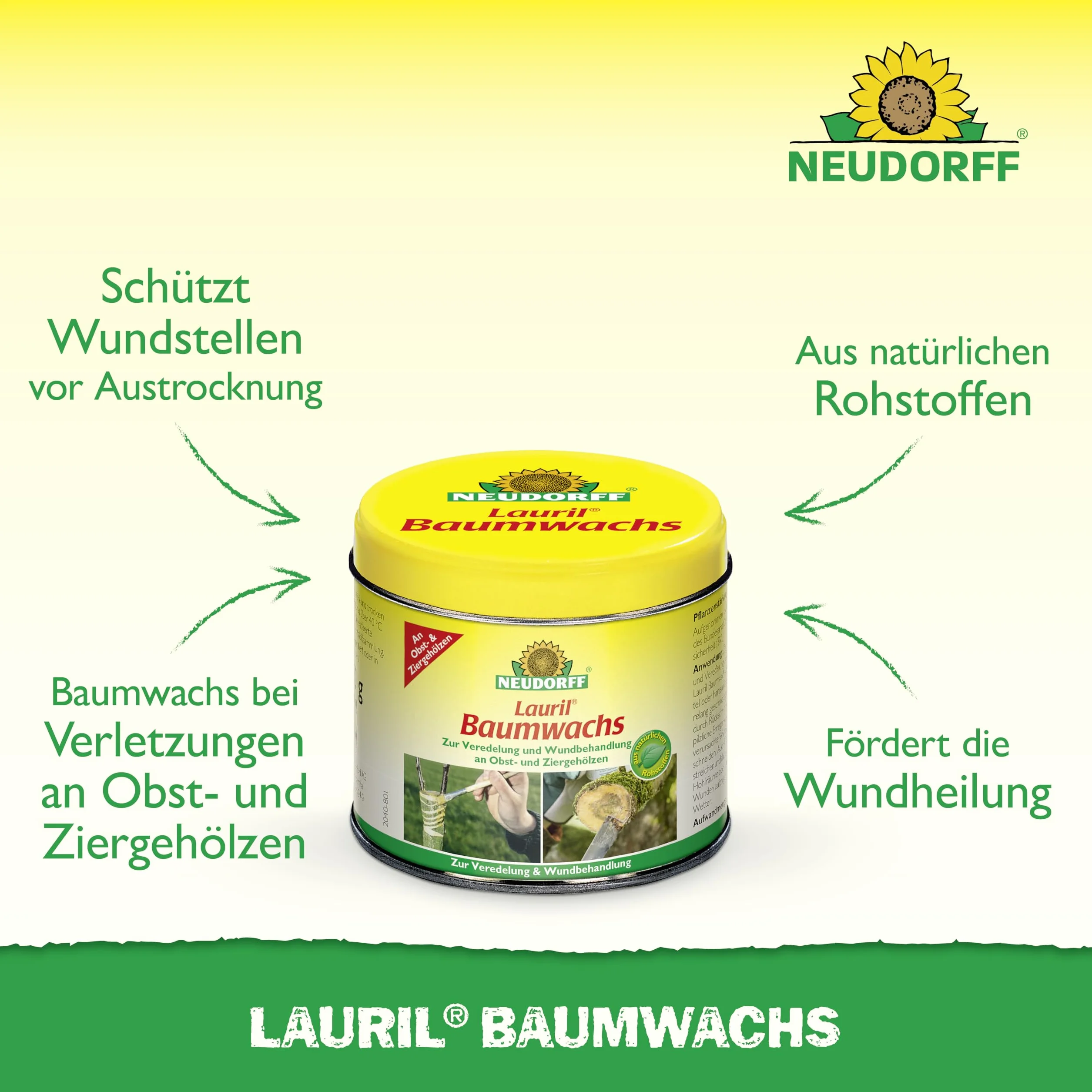 Neudorff 801 Lauril wosk drzewny, 250 g