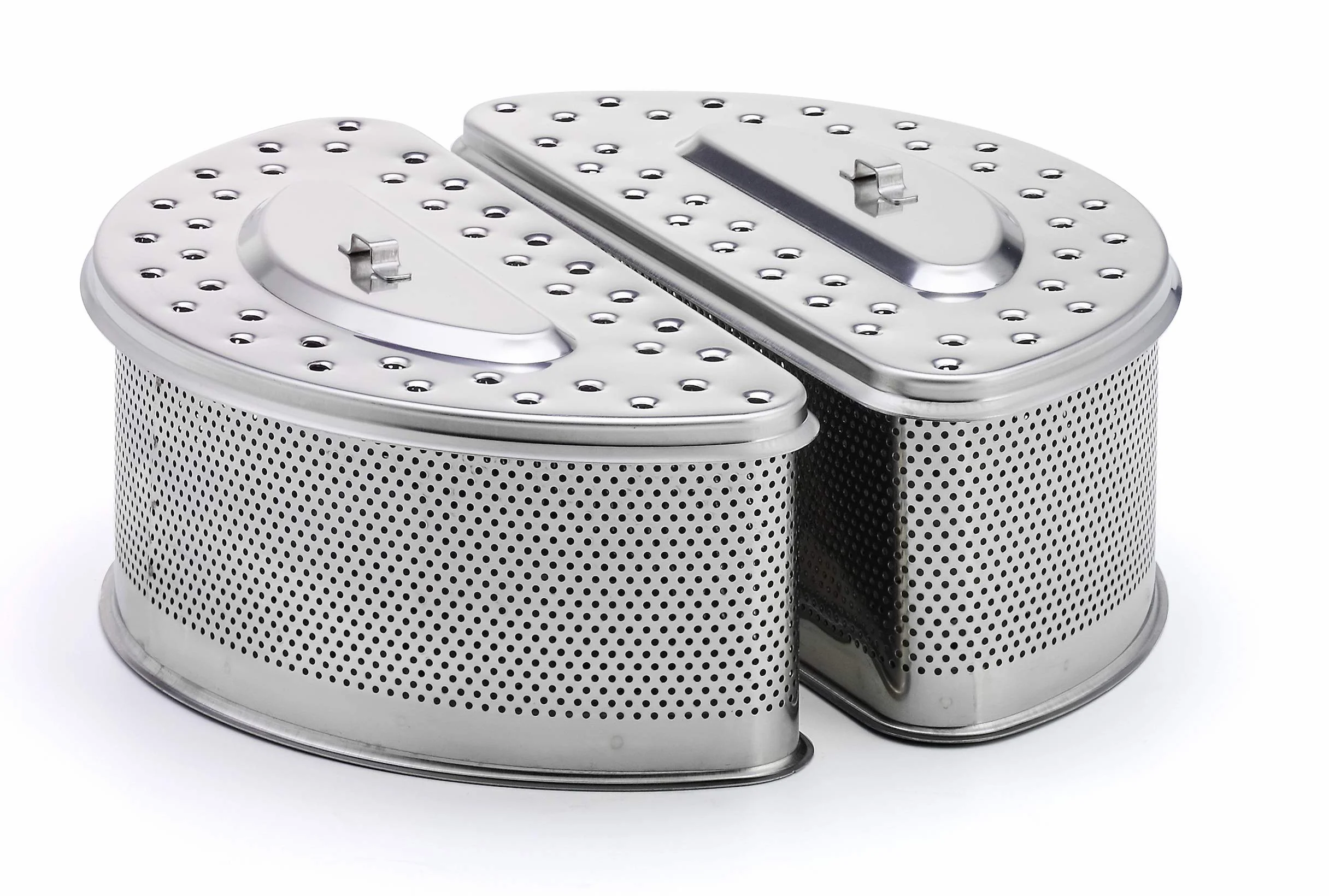 LotusGrill® zamienny pojemnik na węgiel ze stali nierdzewnej – specjalnie do niedymiącego grilla na węgiel drzewny XXL/grilla stołowego