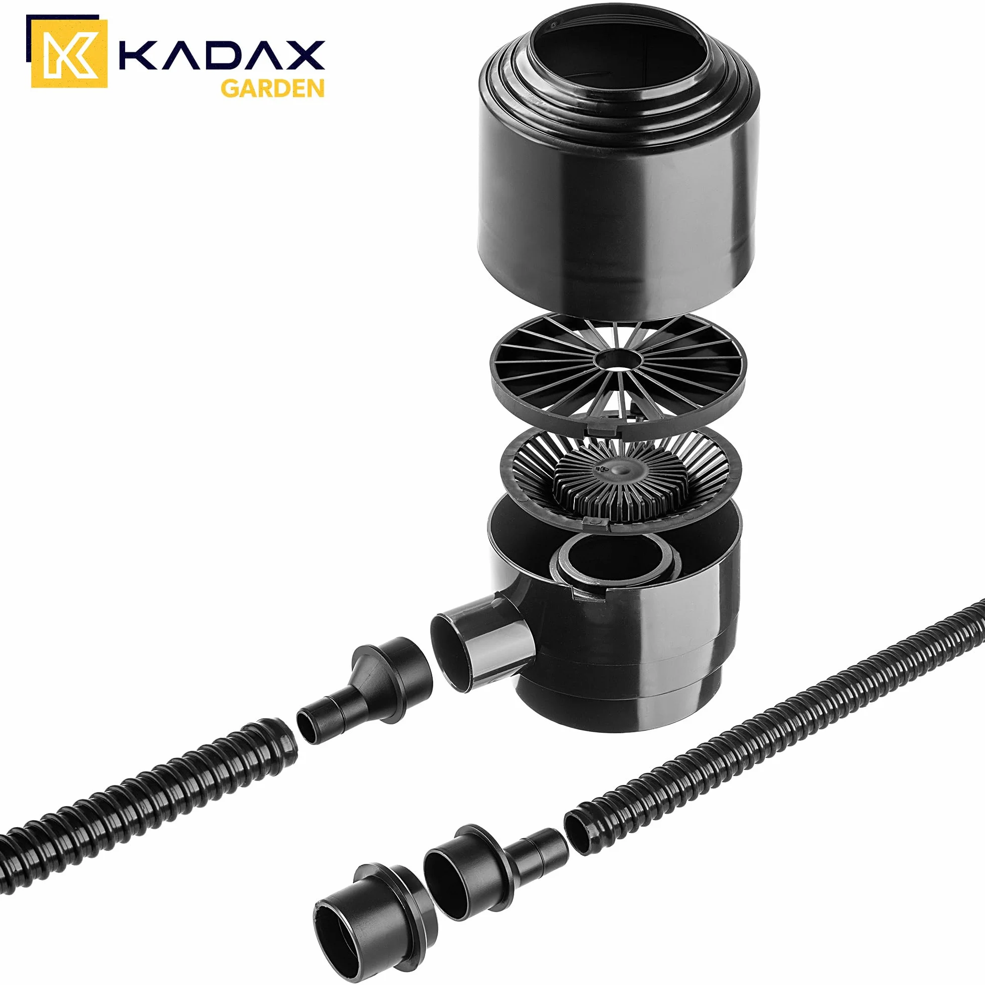 KADAX Zbieracz wody deszczowej z filtrem do rury spustowej