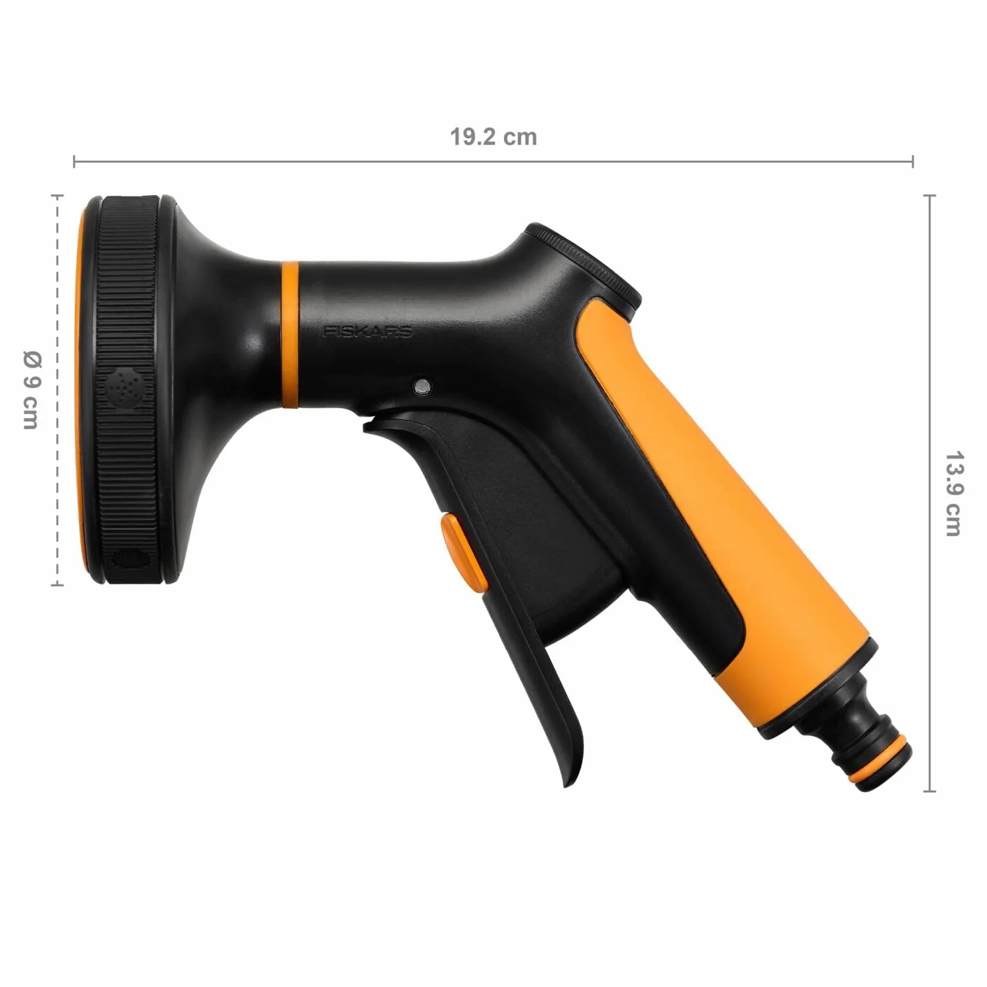Fiskars Cf Multi Pistolet Natryskowy, Czarny/Pomarańczowy, 5 Funkcji