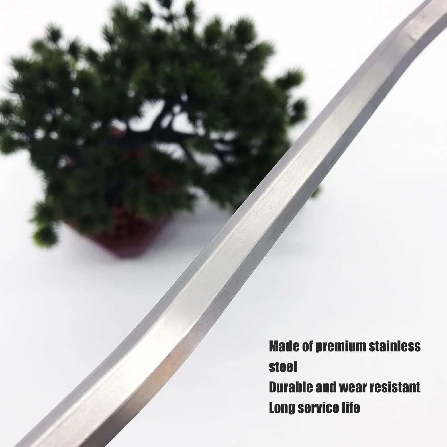 Profesjonalna giętarka do gałęzi Bonsai ze stali nierdzewnej M14 z drewnianą rączką