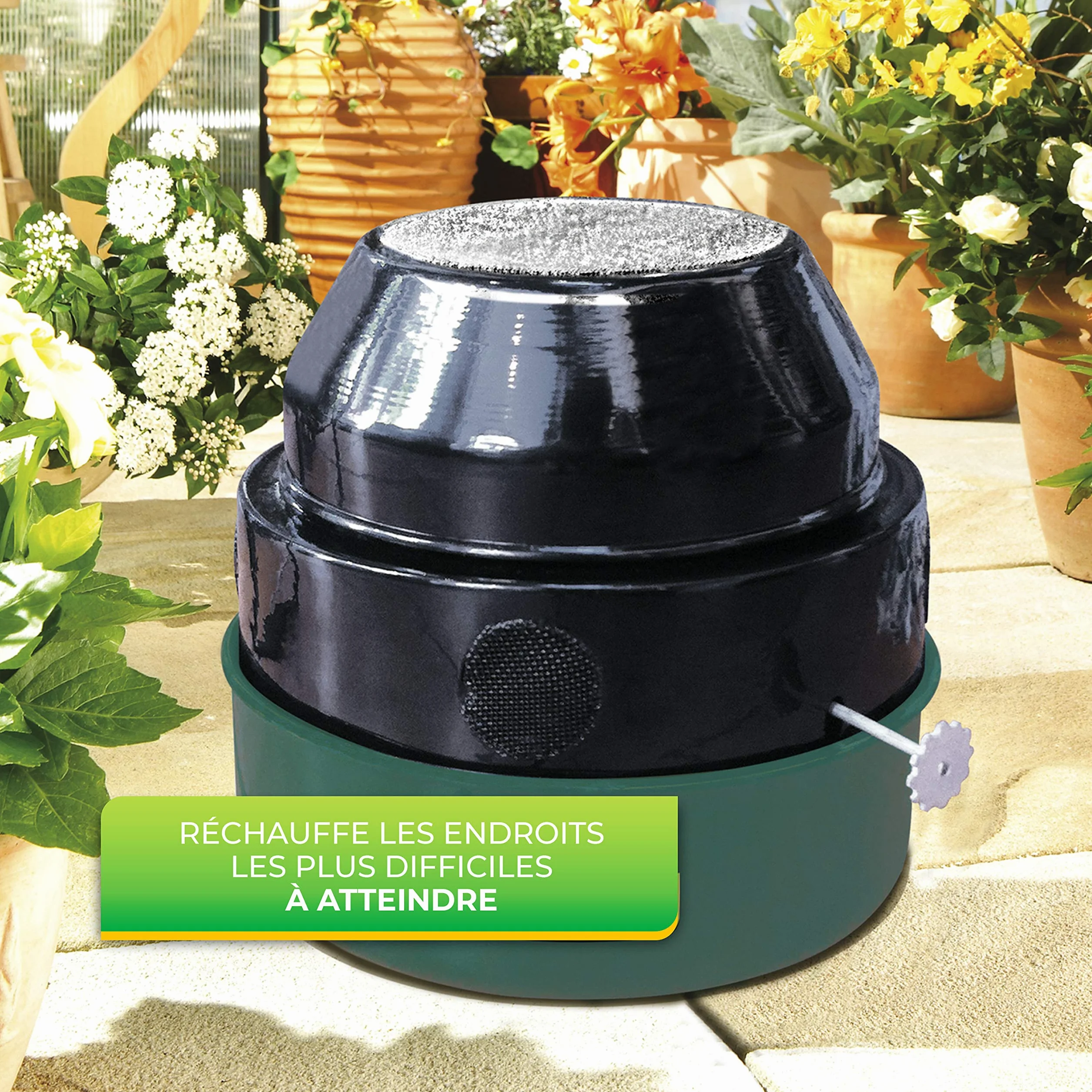 Bio Green Warmax Antifrost Ogrzewanie Parafinowe, Zielony/Czarny, Do 2 m²