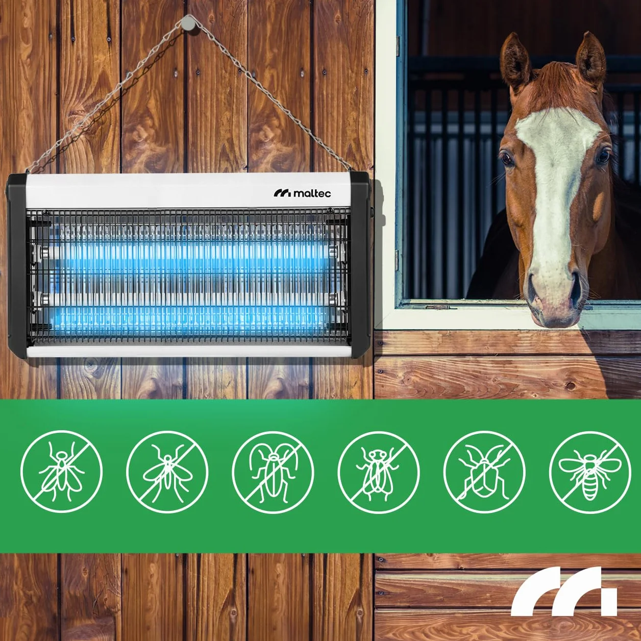 MalTec Elektryczna pułapka na owady MasterKiller 30 W UV lampa przeciw komarom