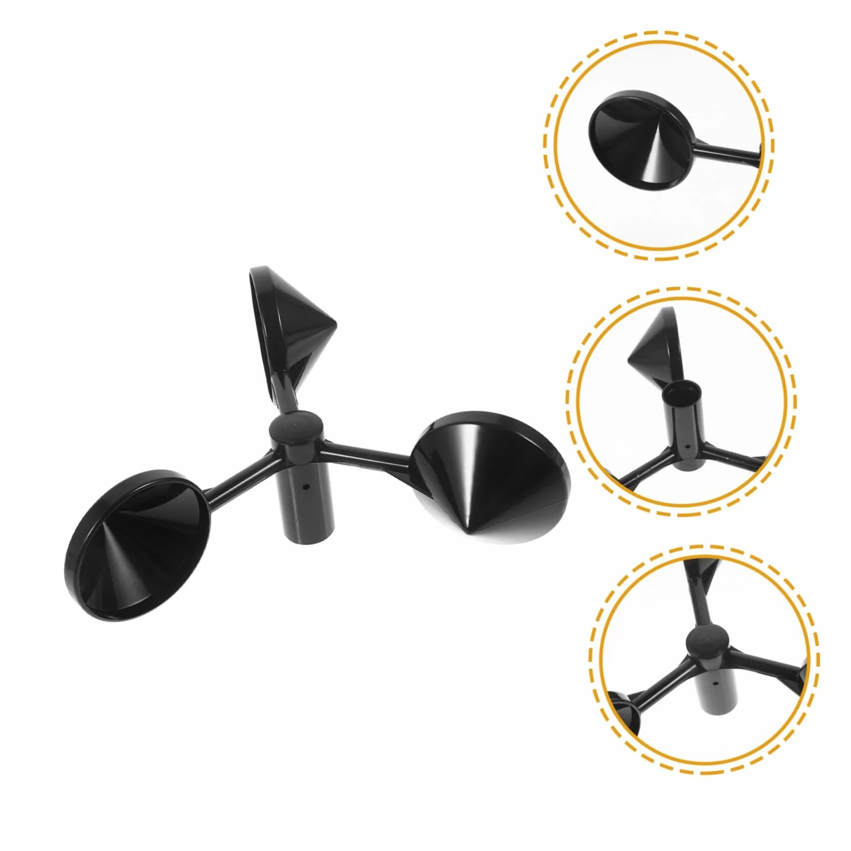 UPKOCH Anemometer Wind Speed Sensor with Cup Abs Shell for Agricultural Weather Monitoring
