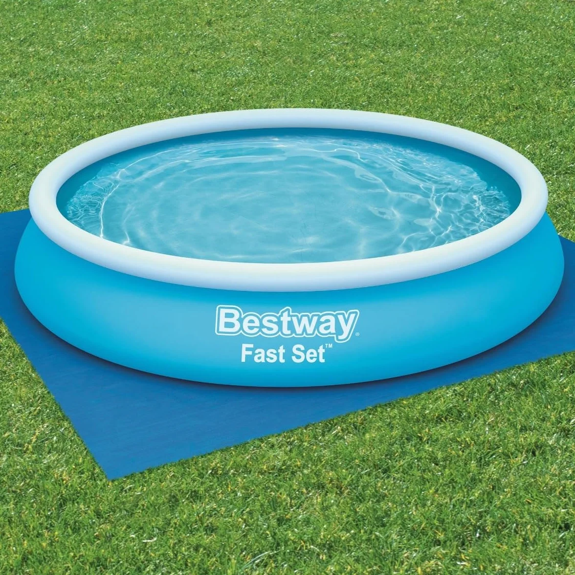Bestway 4 m tkanina ochronna do basenów naziemnych i spa z hydromasażem, 3,96 m x 3,96 m